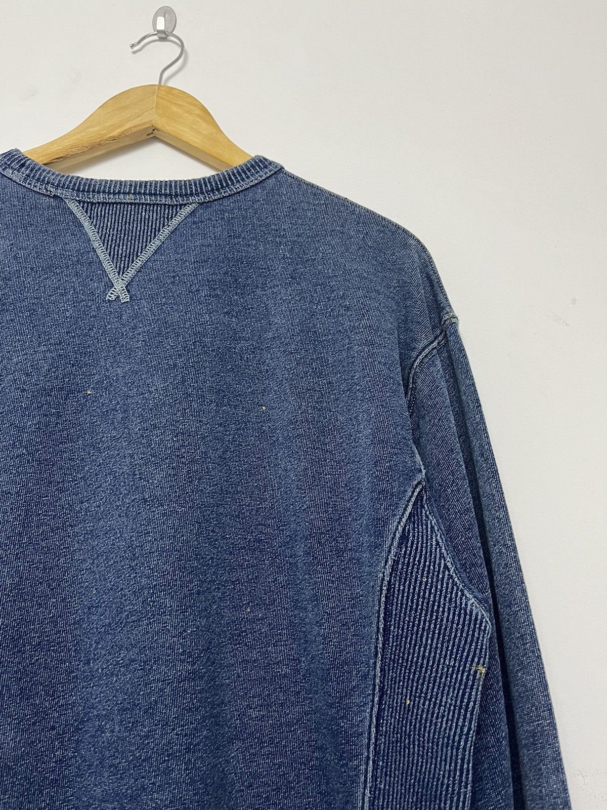 RRL Ralph Lauren × Vintage Vintage RRL Double RL Reverse Weave Crewneck Sweatshirt Size US M / EU 48-50 / 2 - 11 Thumbnail