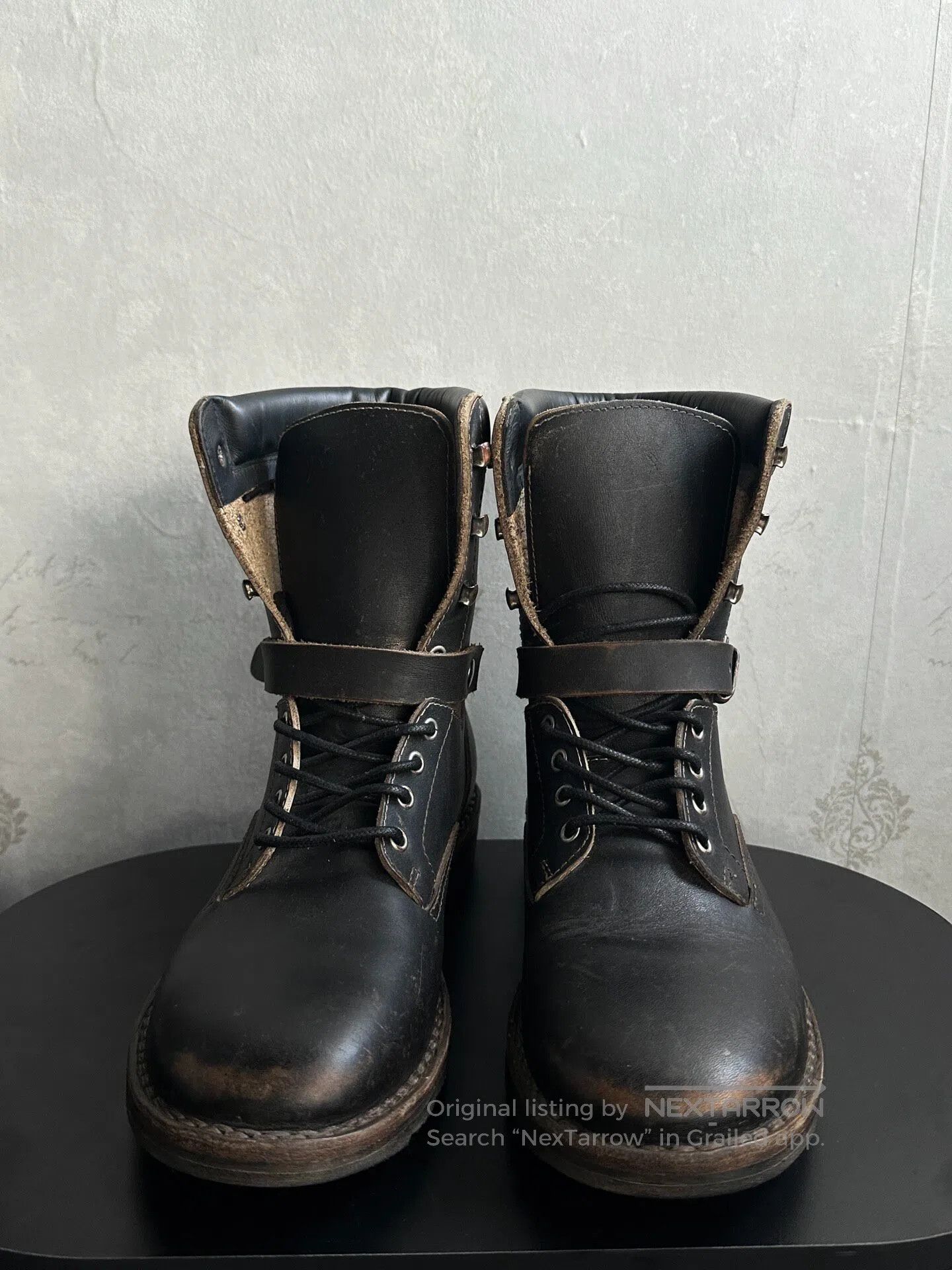 Maison Margiela Maison Margiela EPT Worn-out buckle military boots| Size US 10 / EU 43 - 3 Thumbnail