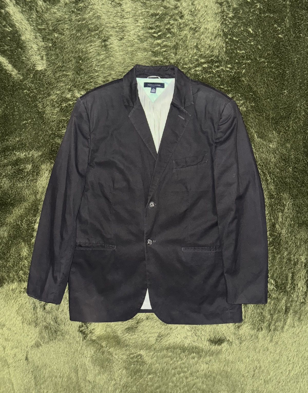 Tommy Hilfiger [XL] Tommy Hilfiger USA Premium Faded Cotton Blazer Size US XL / EU 56 / 4 - 1 Thumbnail
