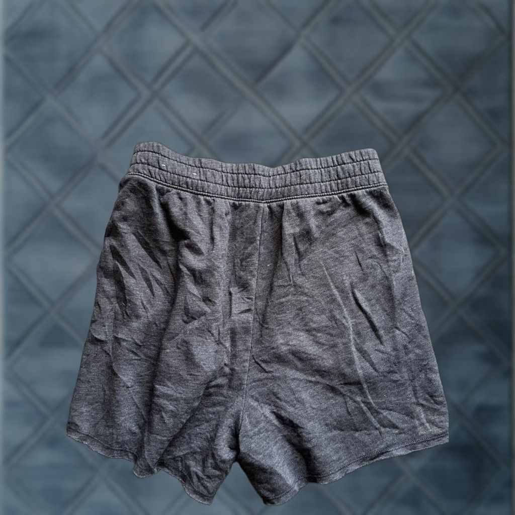 American Eagle Outfitters American Eagle Outfitters Womens Shorts Medium Gray Solid Embroidered Cotton Blended Fabric Size 32" / US 10 / IT 46 - 1 Thumbnail