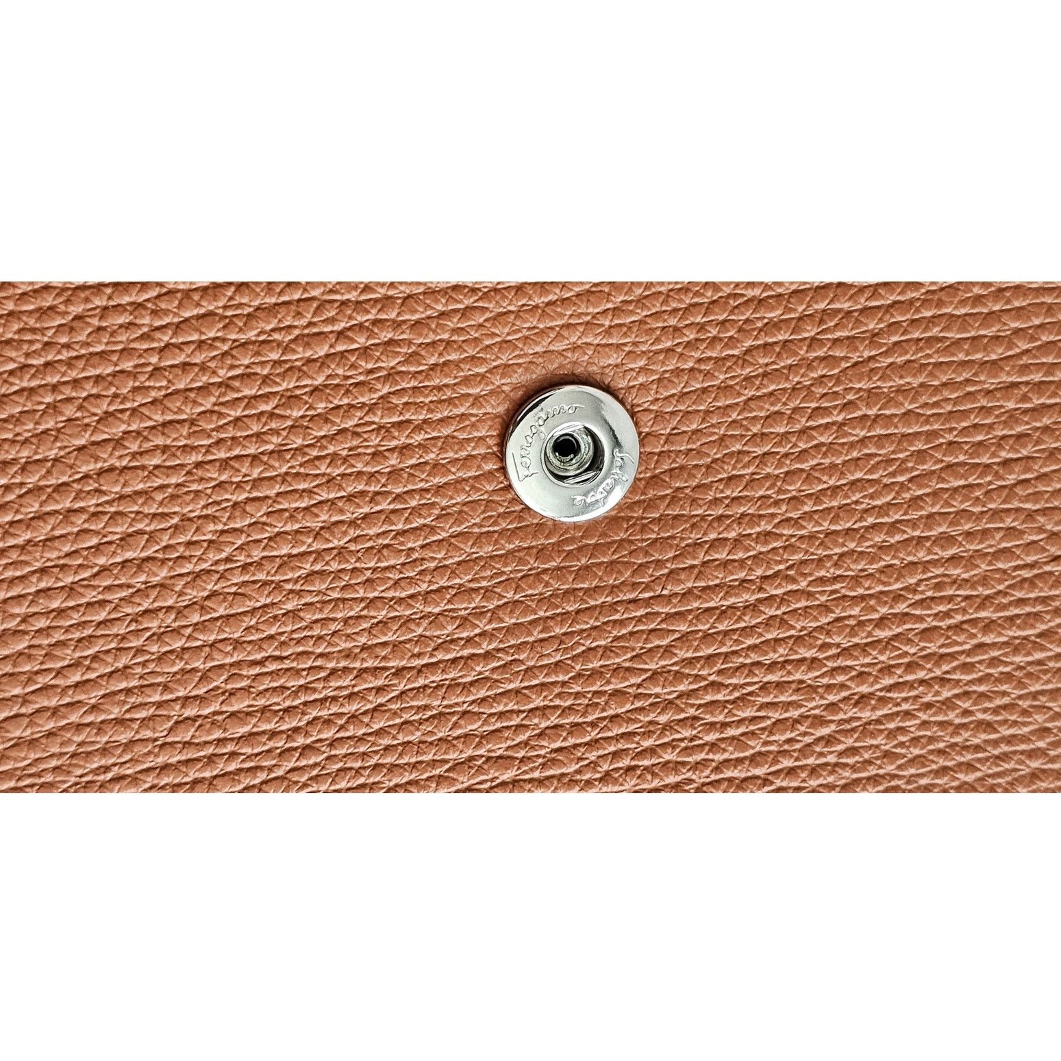 Salvatore Ferragamo Salvatore Ferragamo Brown Pebbled Leather Clutch Bag Size ONE SIZE - 13 Thumbnail