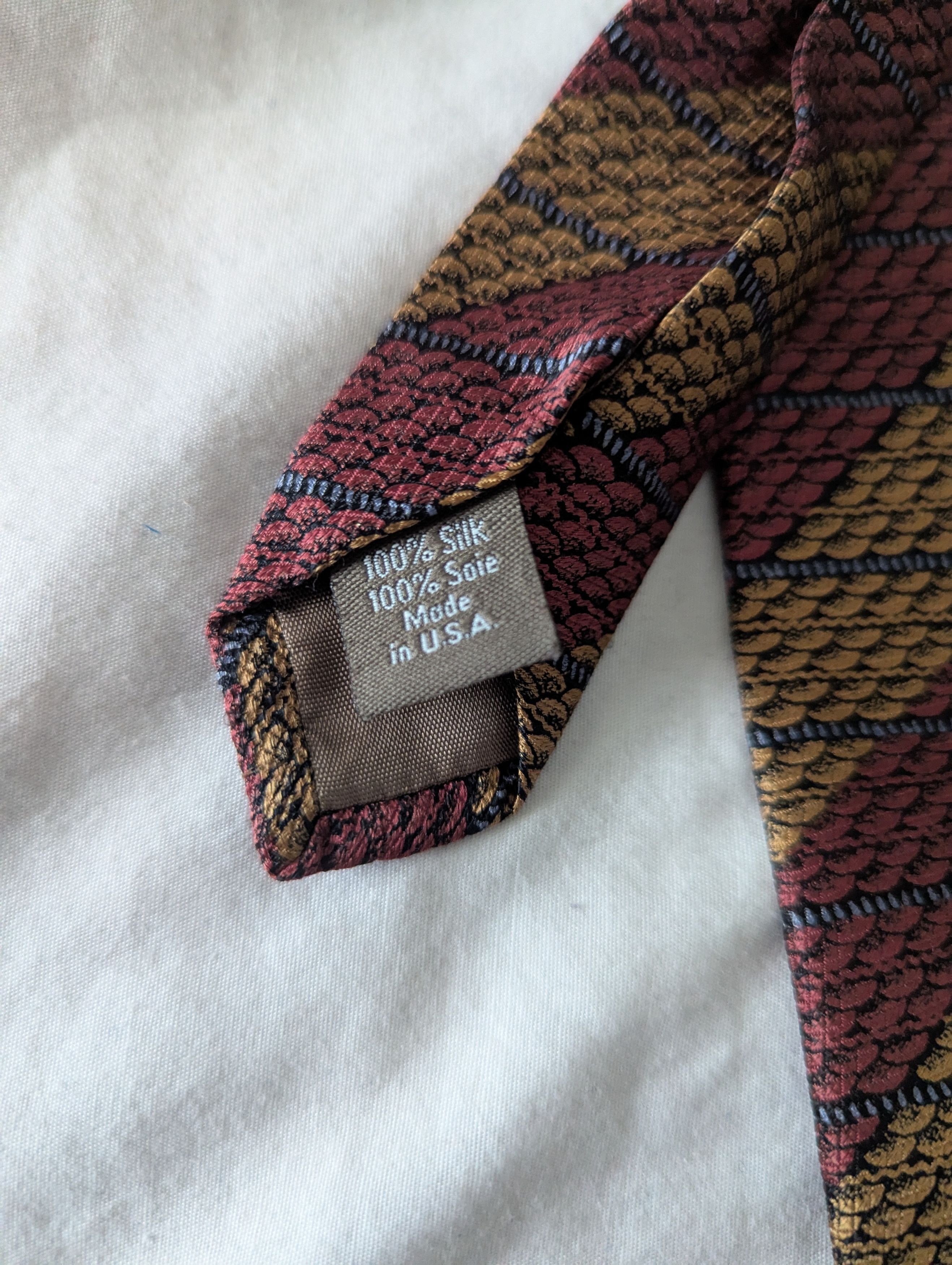 Calvin Klein Fine Silk Tie Size ONE SIZE - 4 Thumbnail