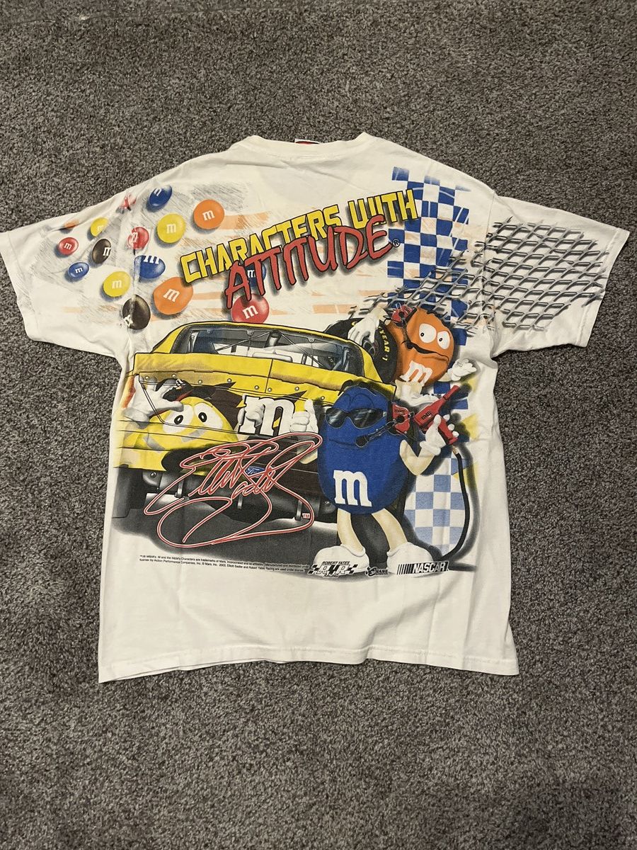 NASCAR Vintage Elliott Sadler M&Ms Nascar Shirt Size US M / EU 48-50 / 2 - 2 Thumbnail