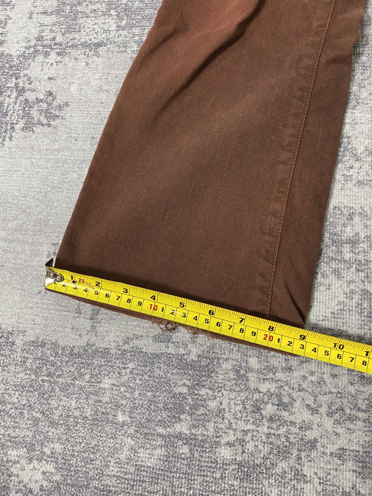 Lee Vintage 90s lee flared bootcut brown jeans Size US 28 / EU 44 - 11 Thumbnail