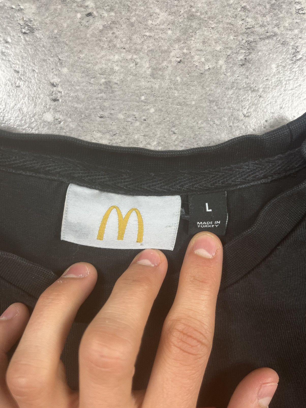 Snipes McDonald's x Snipes Black Graphic I'm Lovin' It Burger XL Size US L / EU 52-54 / 3 - 4 Thumbnail