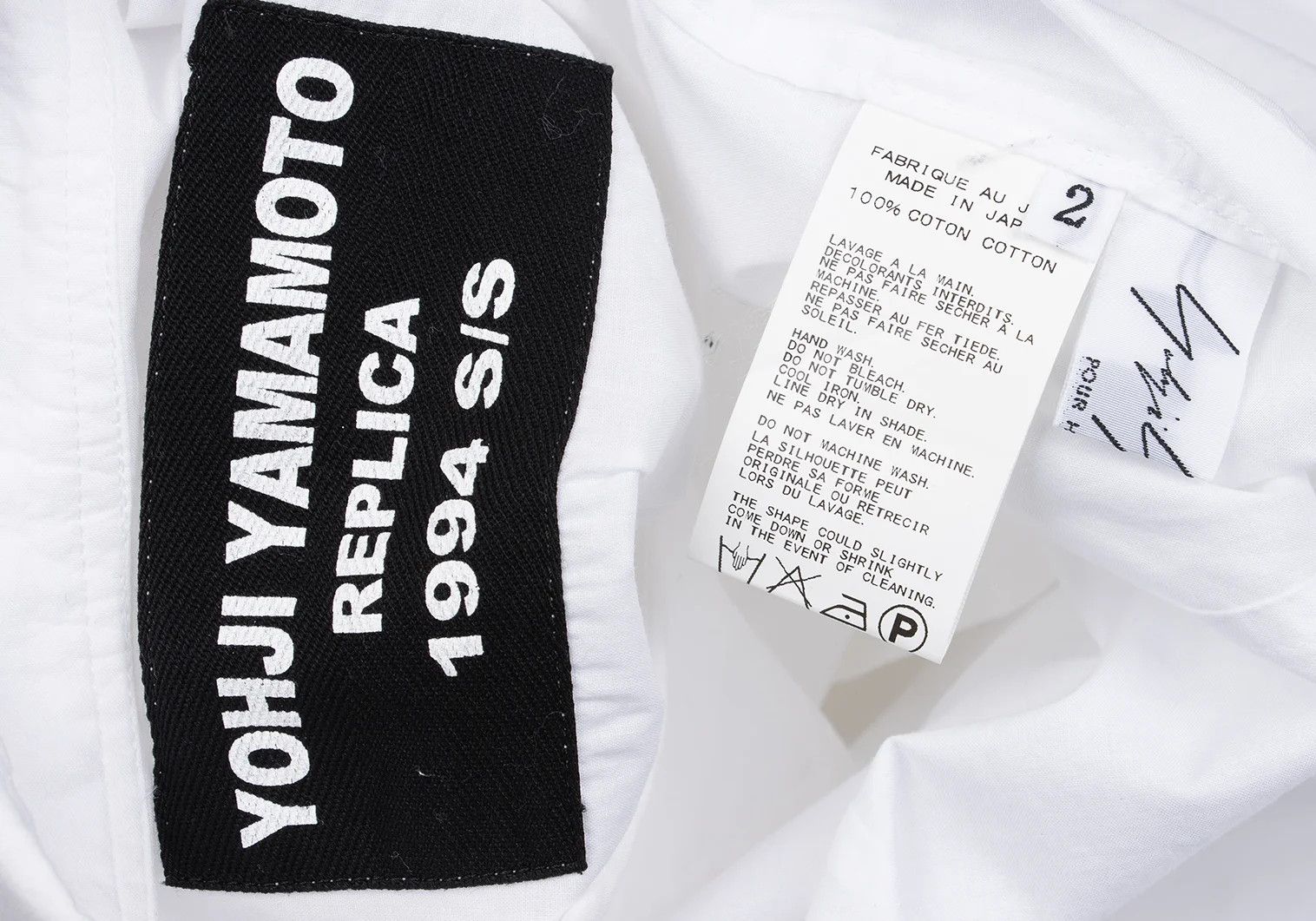 Yohji Yamamoto Yohji Yamamoto 1994 S/S Shirt Size US S / EU 44-46 / 1 - 15 Thumbnail