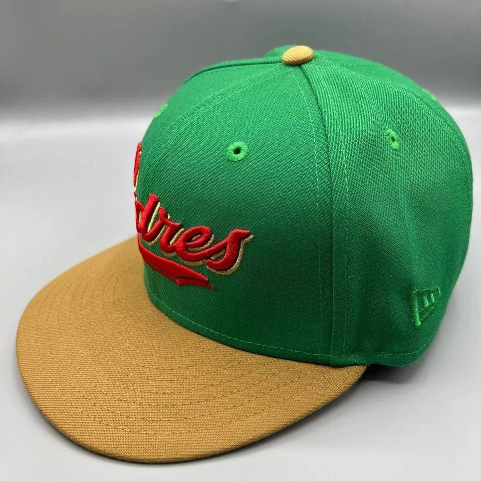 New Era San Diego Padres Hat Men 7 1/2 Green Petco Park Fitted Cap Size ONE SIZE - 3 Thumbnail