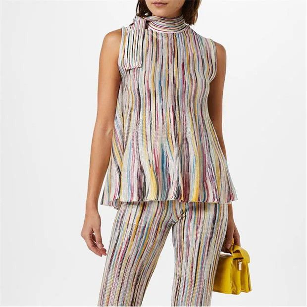 Missoni o1g2r1mq1124 Tank Top in Multicolor Size M / US 6-8 / IT 42-44 - 5 Thumbnail