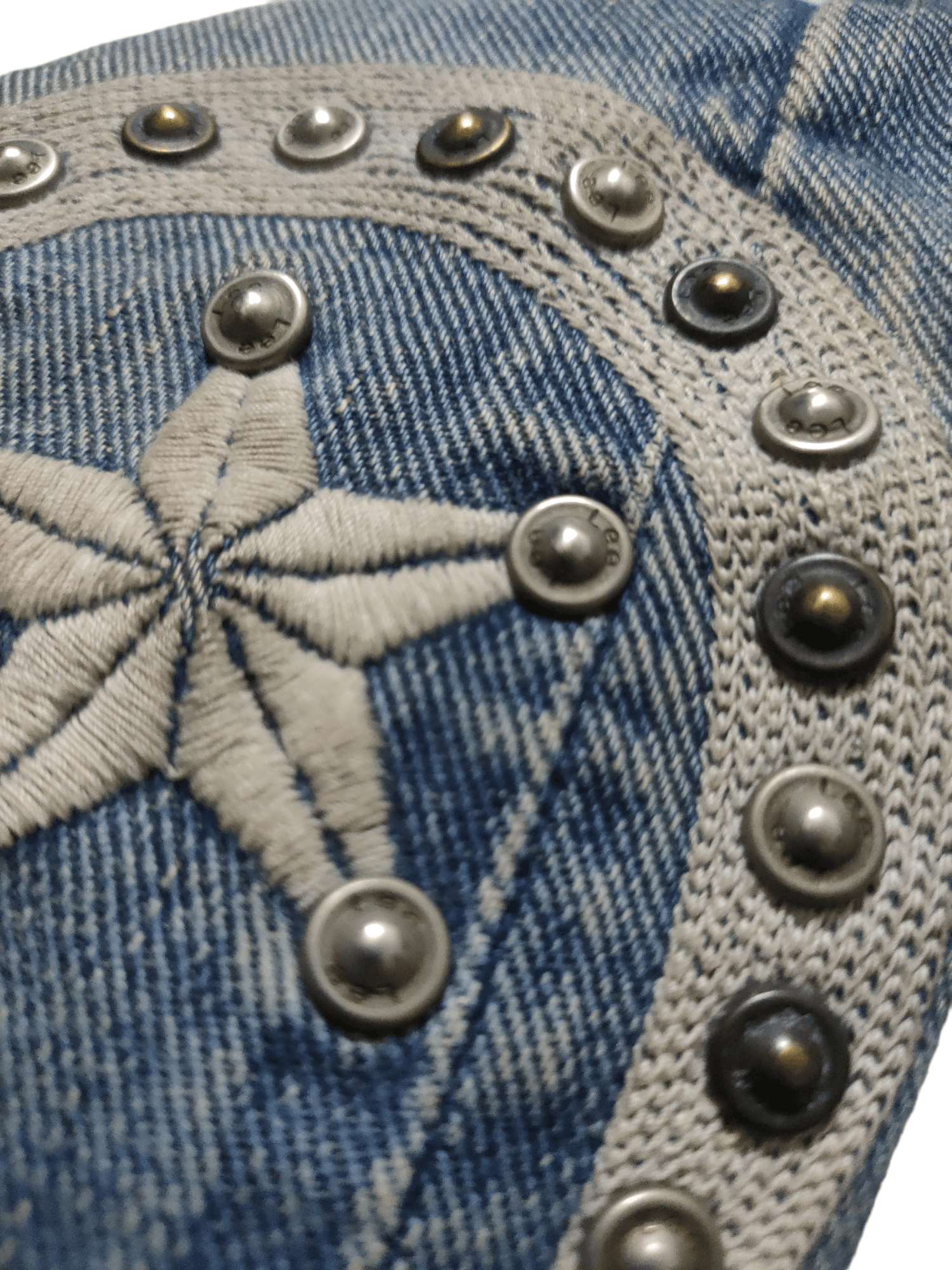 Lee × Vintage Vintage LEE Riders Selvage x Patch x Distressed Size US 32 / EU 48 - 10 Thumbnail