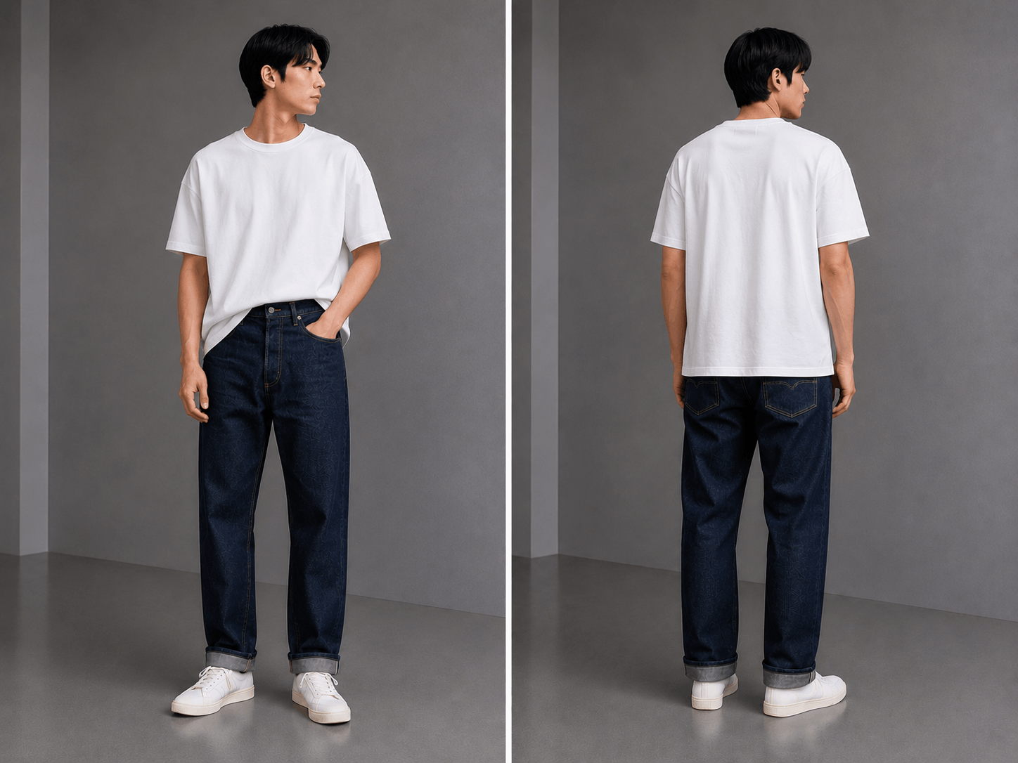 Dior 05 Hedi Slimane Dior Homme Raw Indigo Silver Selvedge Denim Size US 32 / EU 48 - 1 Thumbnail