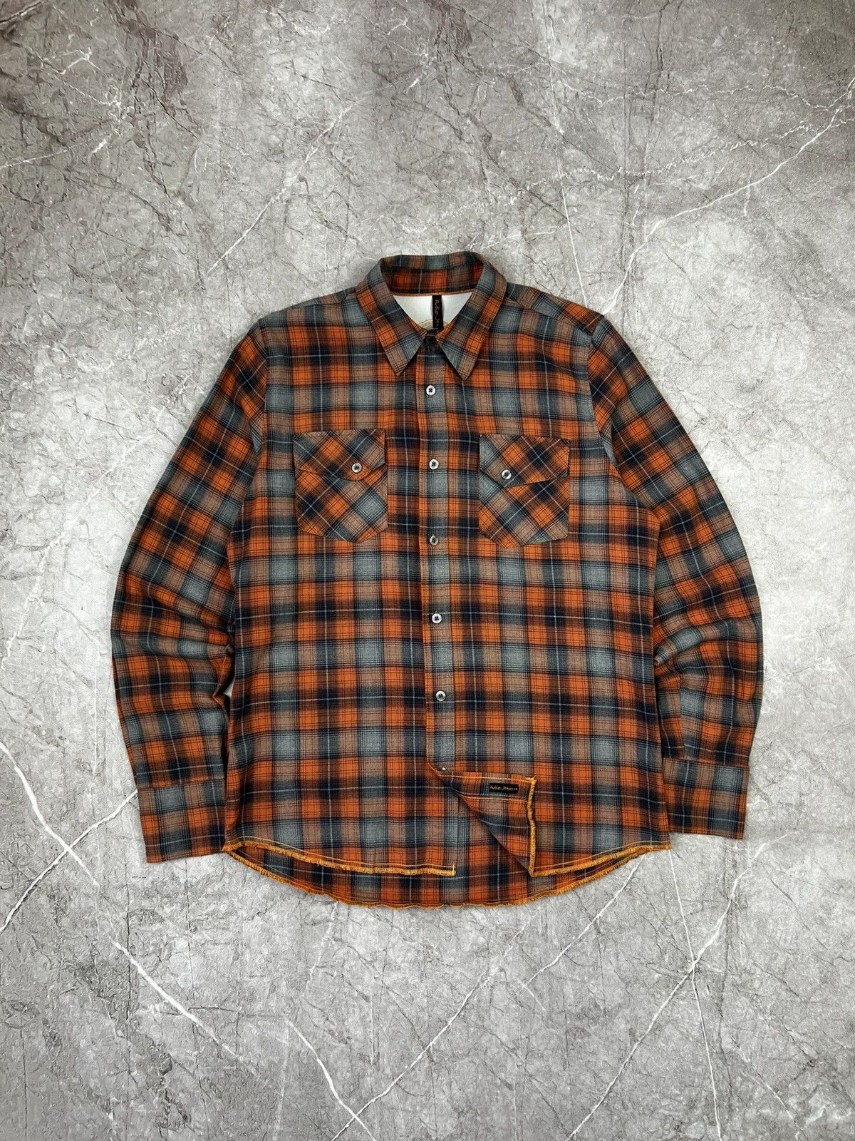 Nudie Jeans Nudie Jeans Long Sleeve Button-Up Checkered Flannel Shirt Size US M / EU 48-50 / 2 - 7 Thumbnail