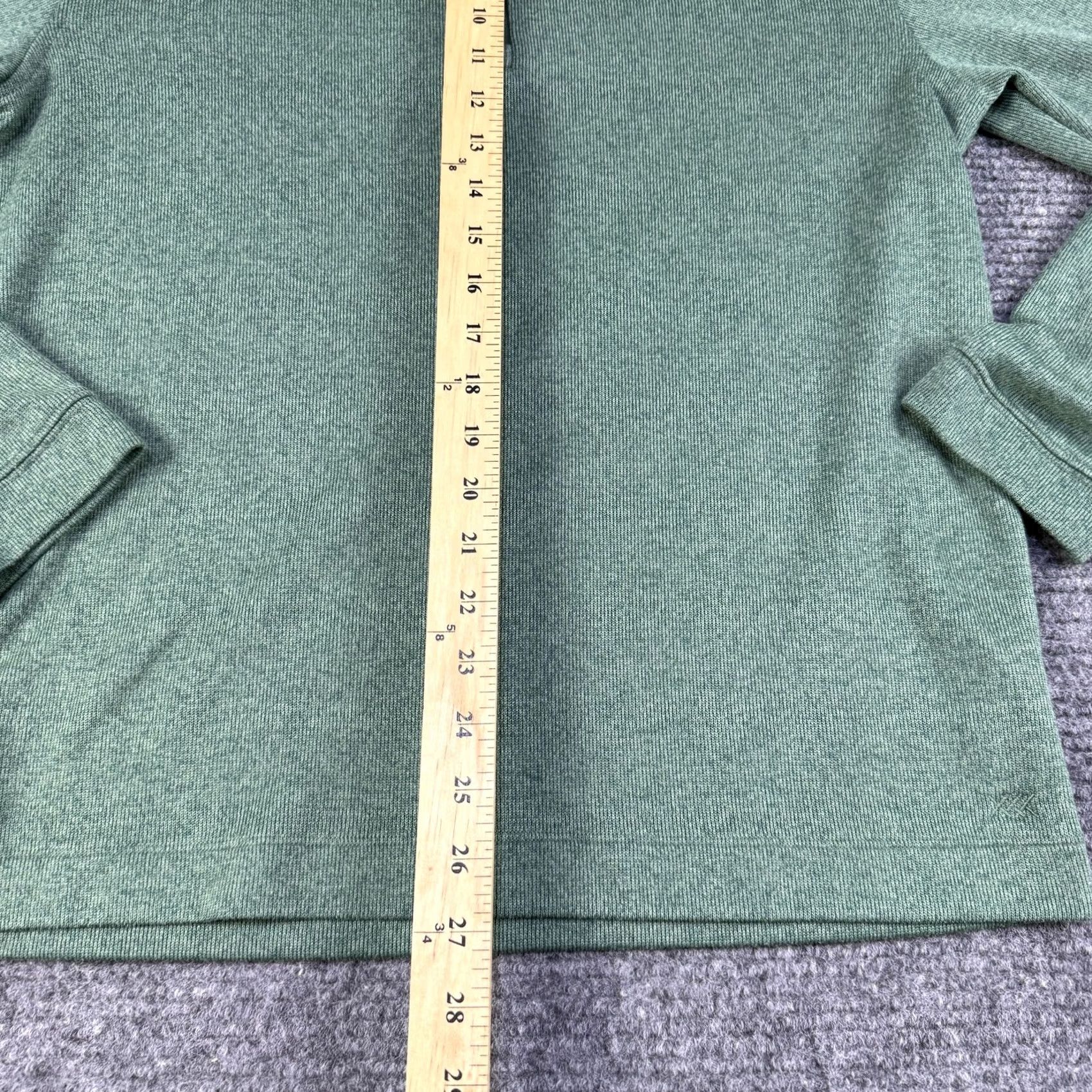 Rhone Rhone Mens Pullover Quarter Zip Mock Neck Long Sleeve Green 100% Polyester Casual Gym Running Walking Style: Pullover Size US M / EU 48-50 / 2 - 5 Thumbnail