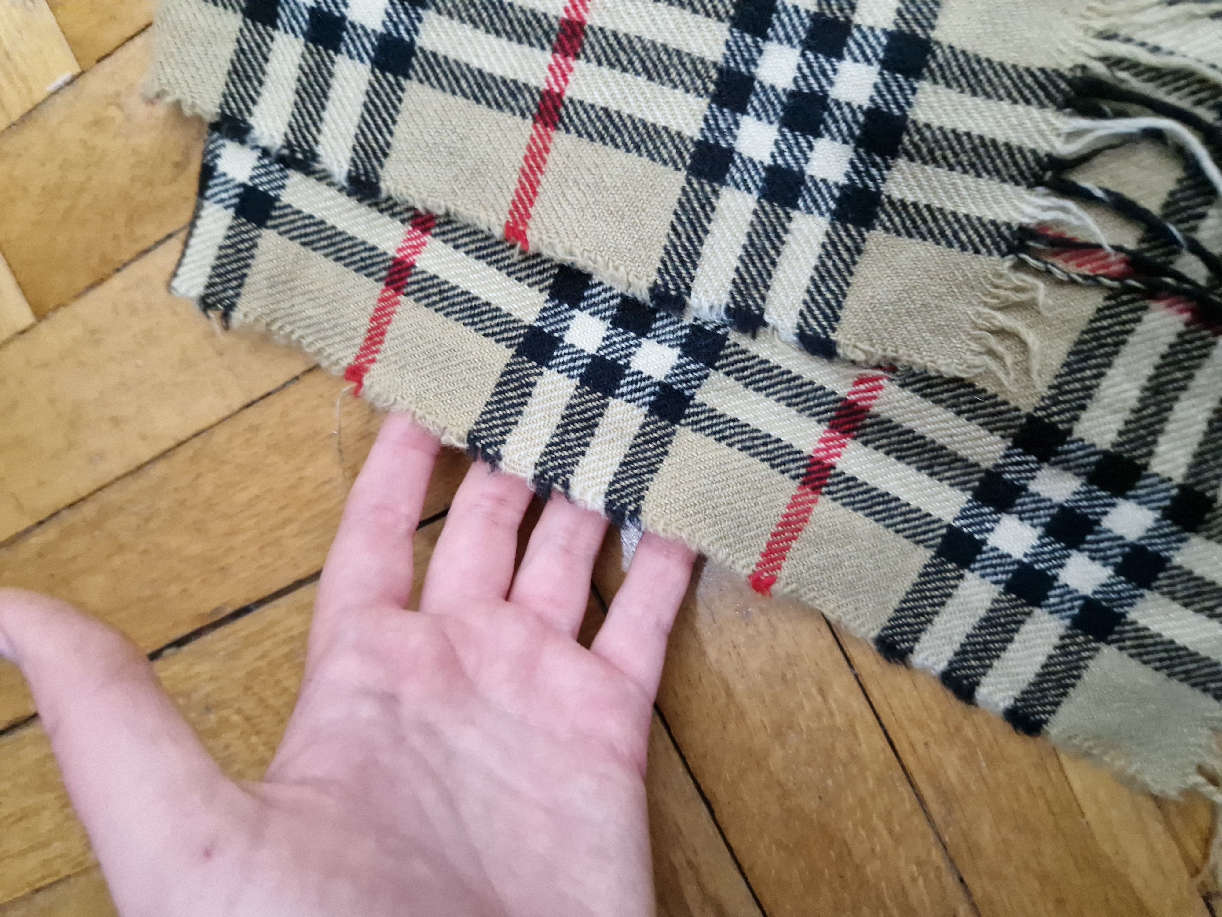 Burberry × Vintage Burberry cashmere scarf Size ONE SIZE - 3 Thumbnail