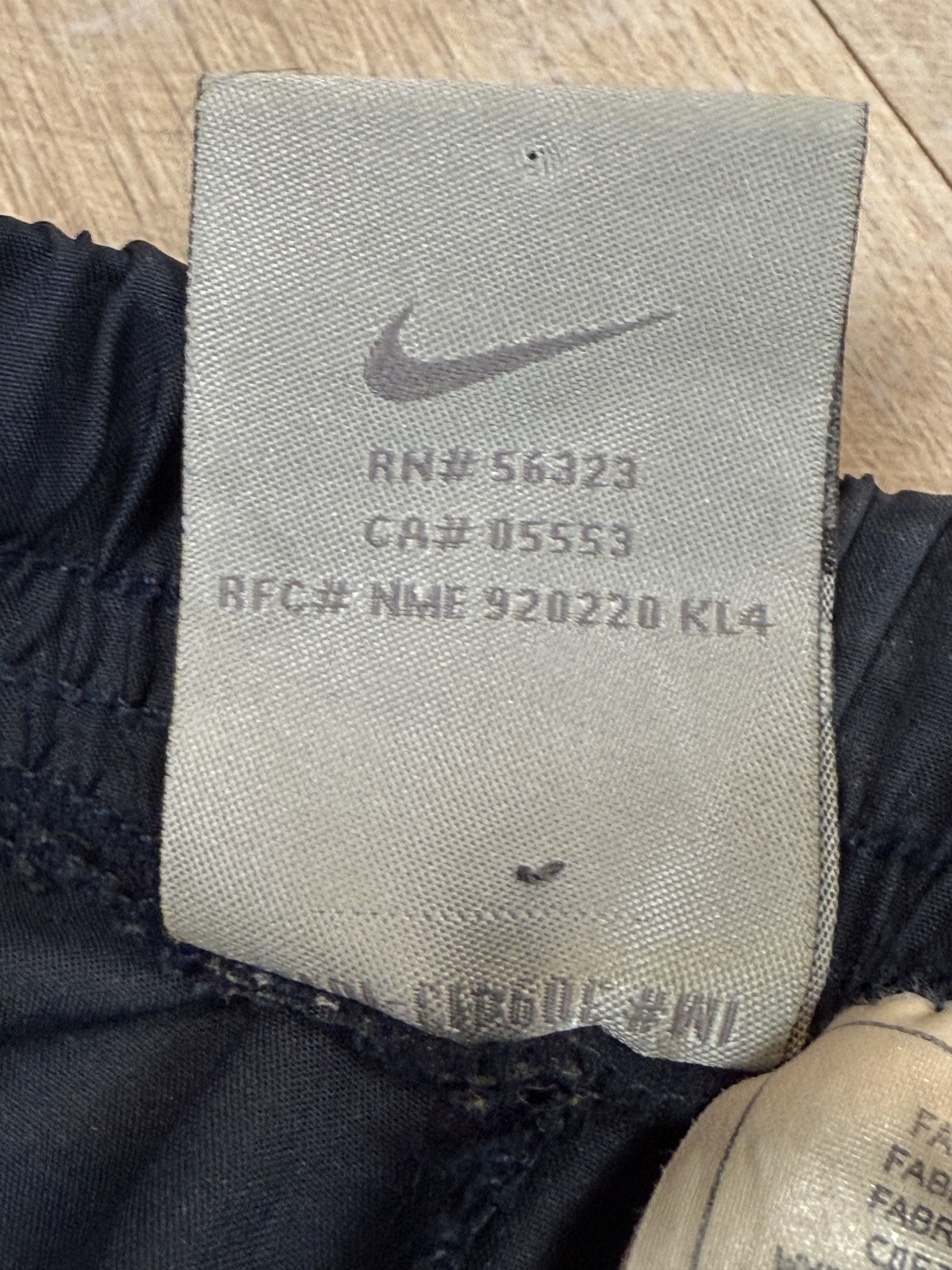 Nike Vintage Y2k Nike Dark Blue Reflective Track Pants Size US 34 / EU 50 - 6 Thumbnail