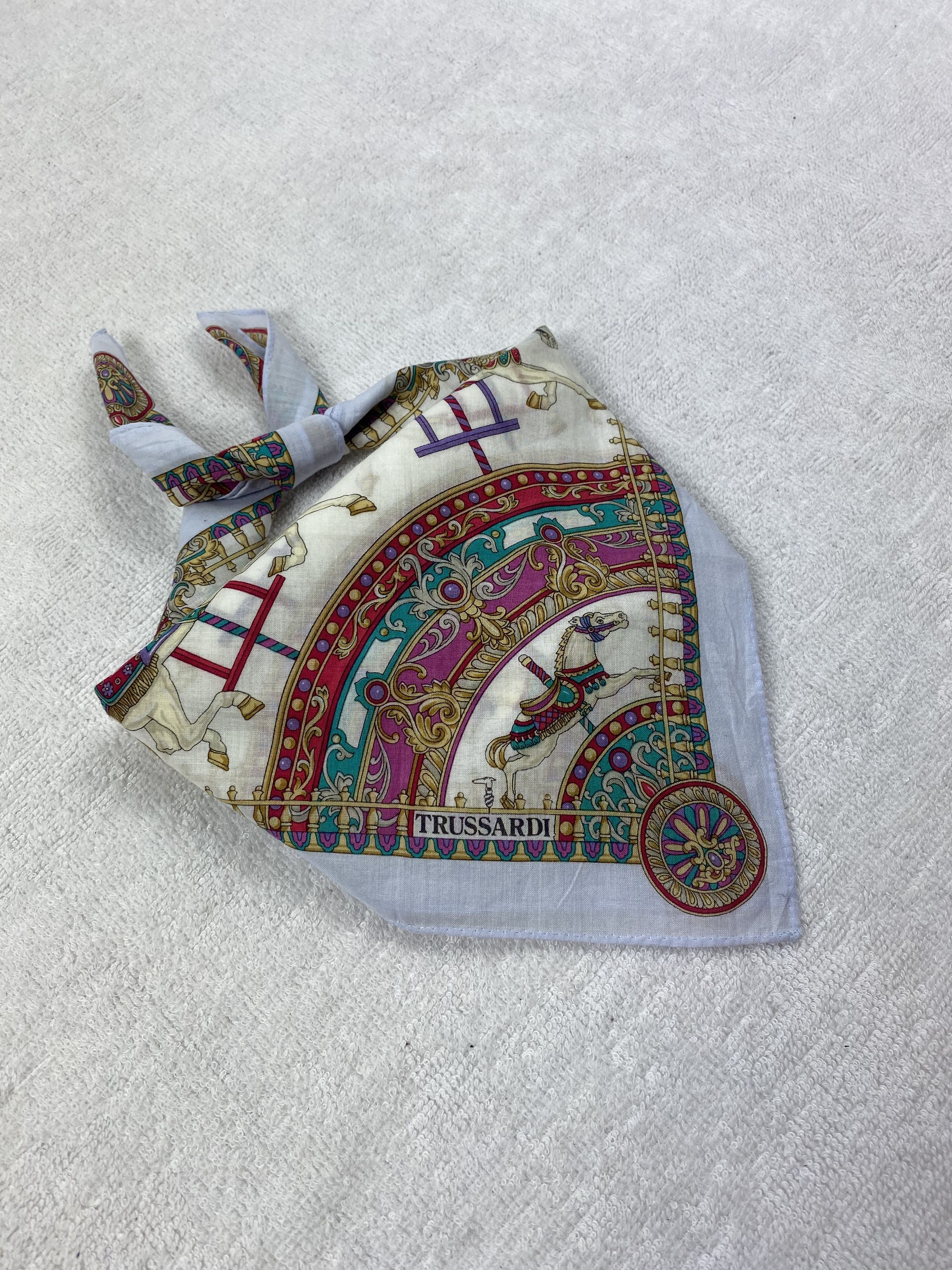 Trussardi × Vintage Trussardi Handkerchief / Bandana / Neckerchief Size ONE SIZE - 1 Thumbnail