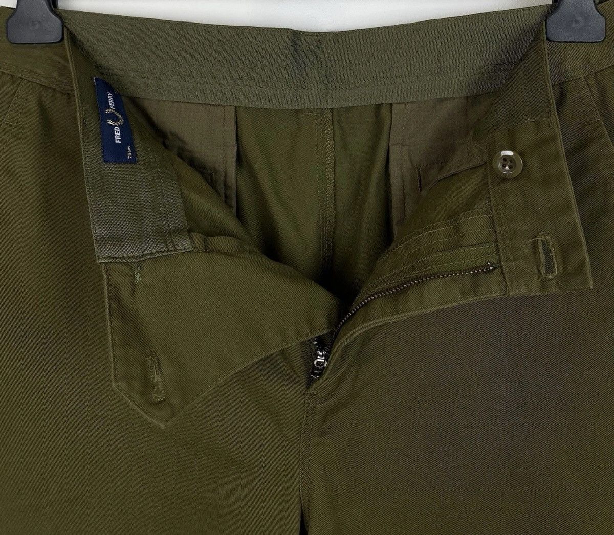 Fred Perry Fred Perry Chino Pants Trousers Khaki Olive Green Casual Size US 30 / EU 46 - 3 Thumbnail