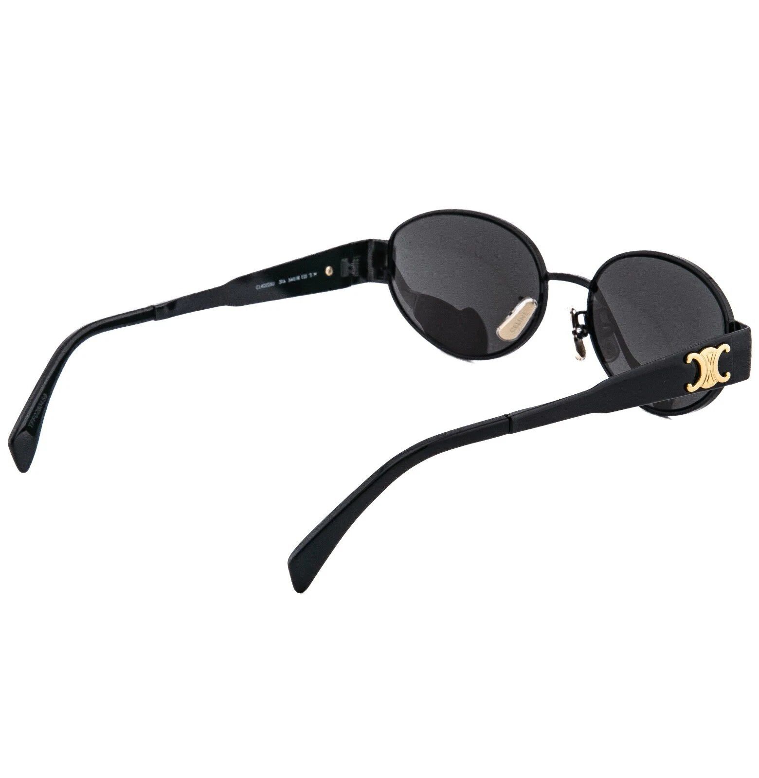 Celine CELINE CL40235U 40235 METAL TRIOMPHE Black Sunglasses 01A Size ONE SIZE - 2 Thumbnail