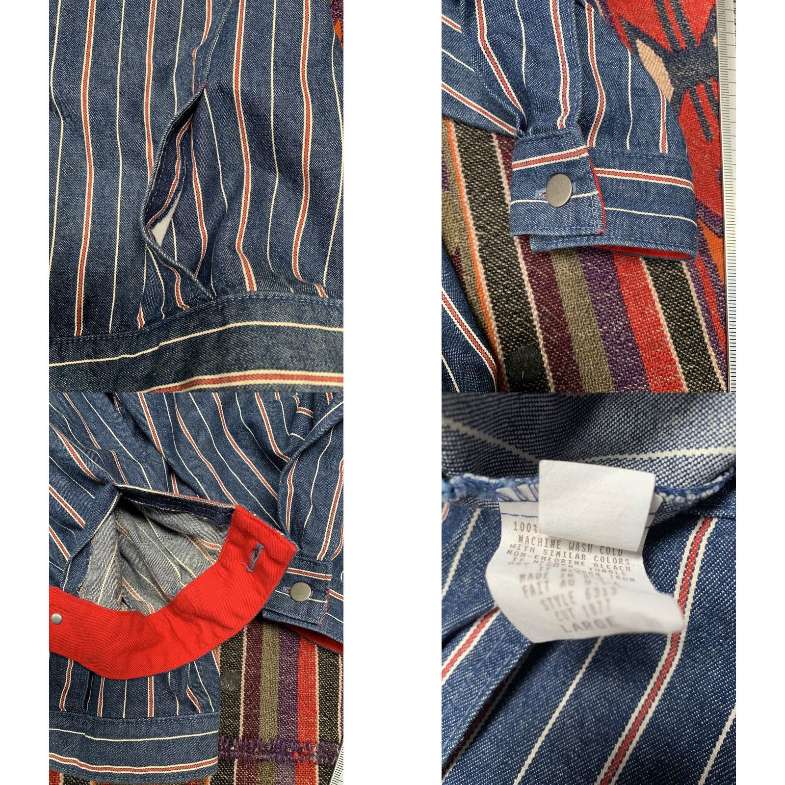 Gotcha VINTAGE GOTCHA COVERED Womens Large Jacket Denim Red White Blue Patriotic Size L / US 10 / IT 46 - 8 Thumbnail