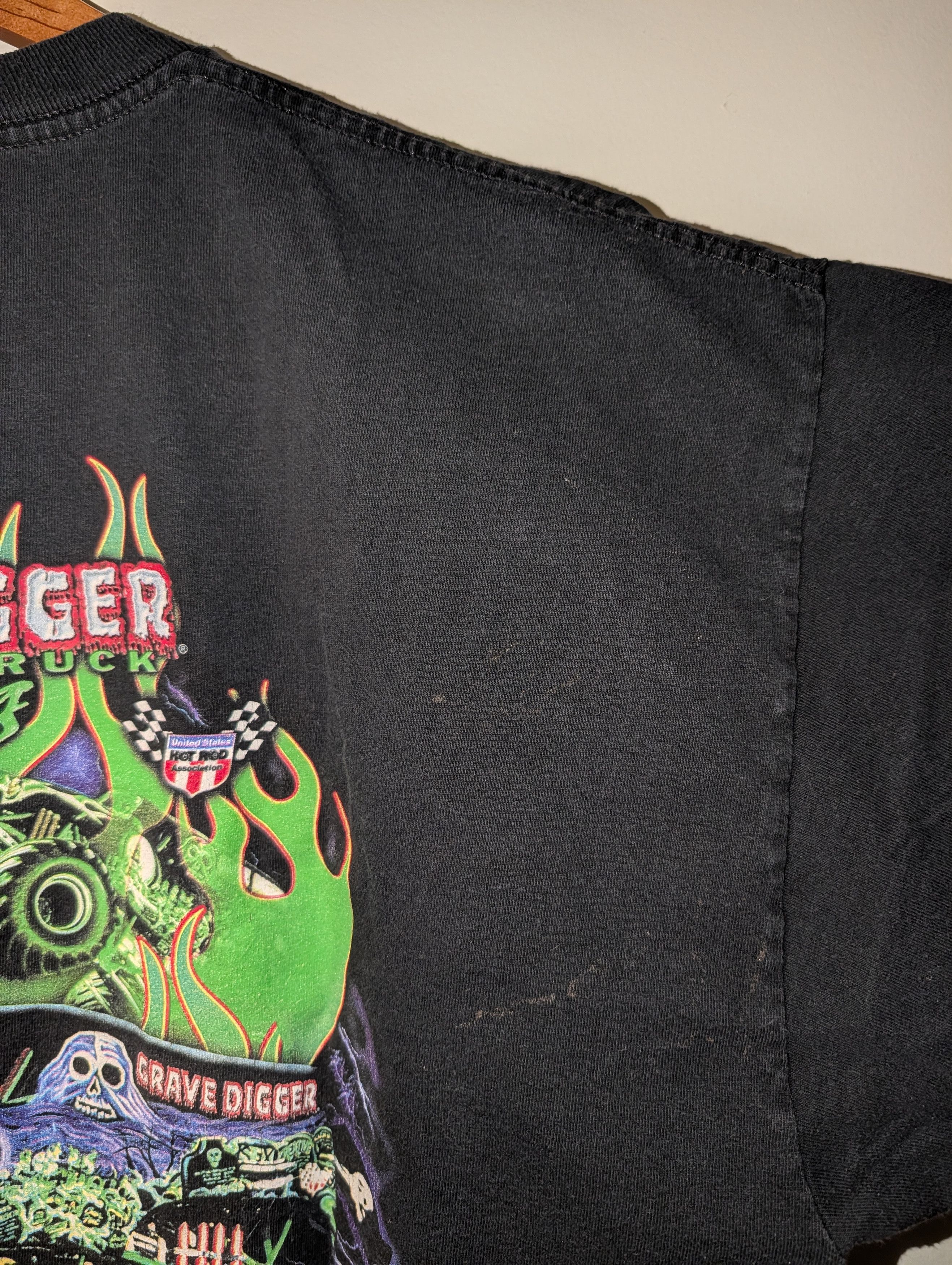 Vintage Vintage Grave Digger Monster Jam Truck Racing T-Shirt XXL Size US XXL / EU 58 / 5 - 5 Thumbnail