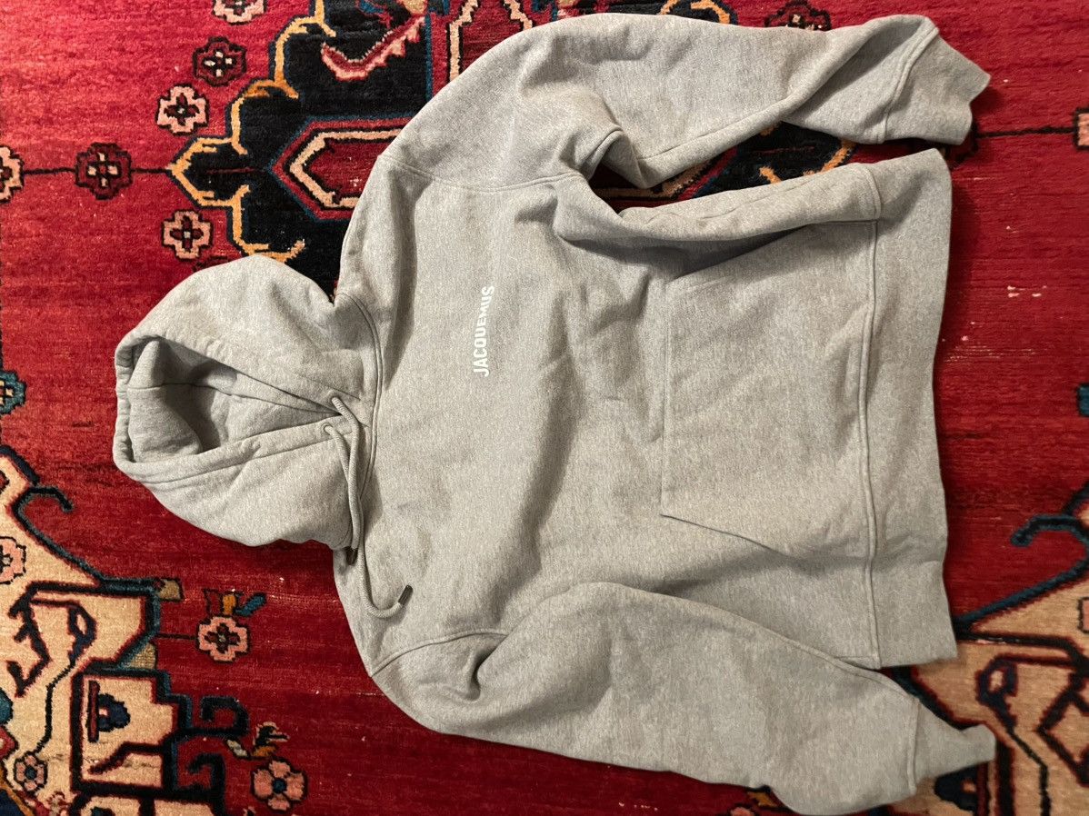 Jacquemus Jacquemus Grey Hoodie Size S Size US S / EU 44-46 / 1 - 1 Thumbnail