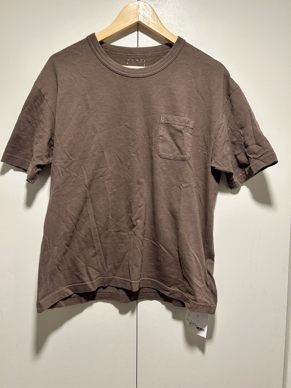 Visvim VISVIM AMPLUS TEE Pocket S/S DMGD (U.D.) size 1 Purple Size US S / EU 44-46 / 1 - 1 Thumbnail