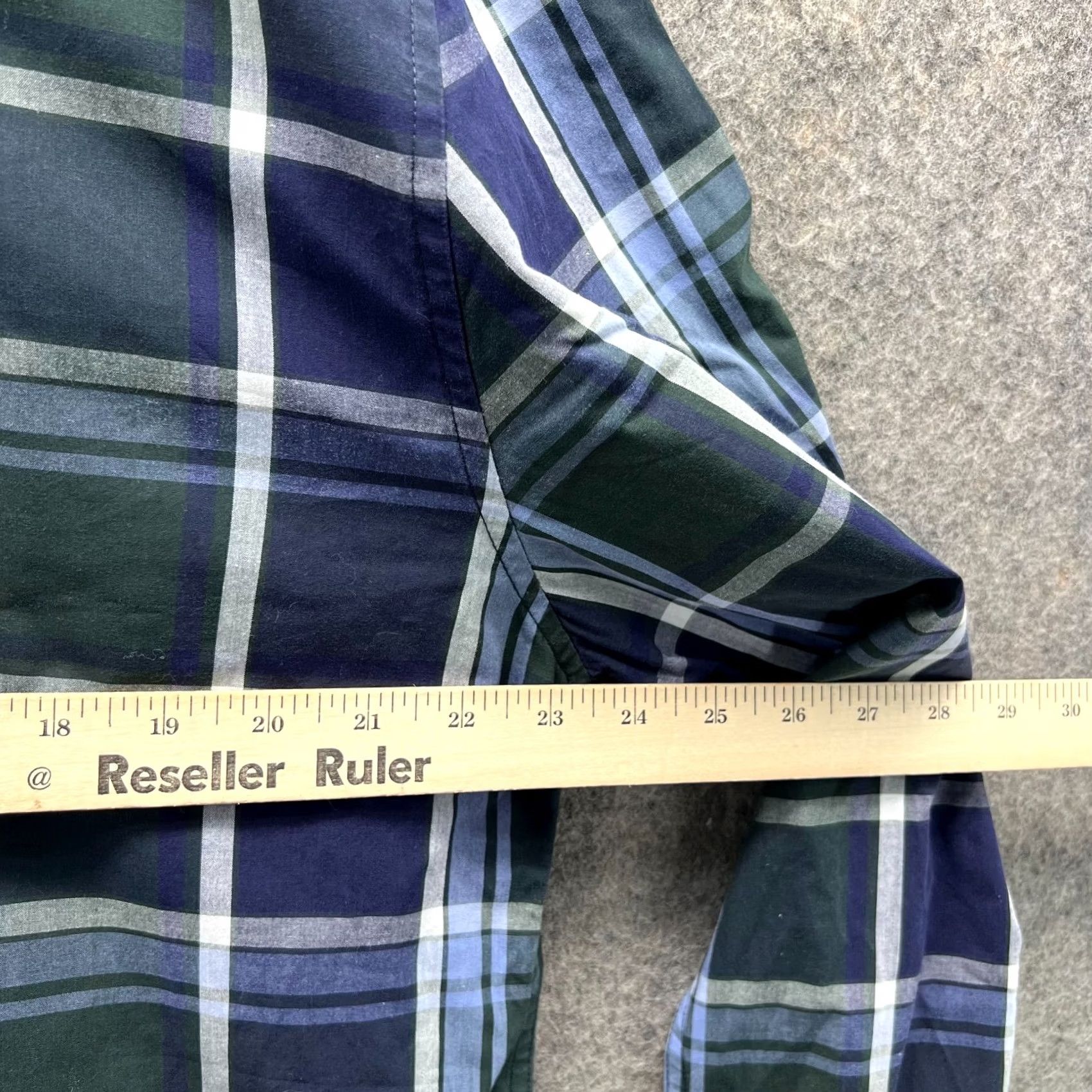 Tommy Hilfiger VINTAGE Tommy Hilfiger Shirt Men XL Blue Green Plaid Button-Down Casual Regular Size US XL / EU 56 / 4 - 6 Thumbnail