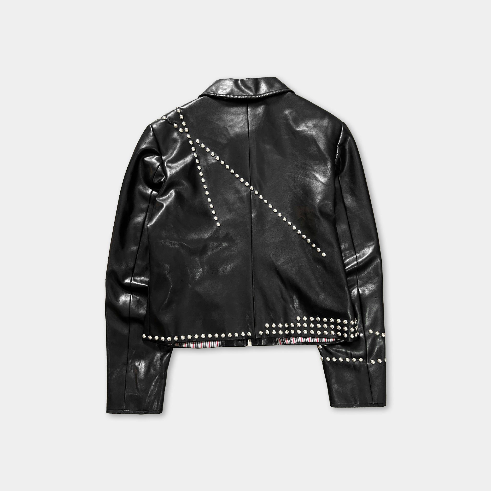 Versace Versace Jeans Couture Studded Faux Leather Jacket Size US S / EU 44-46 / 1 - 5 Thumbnail