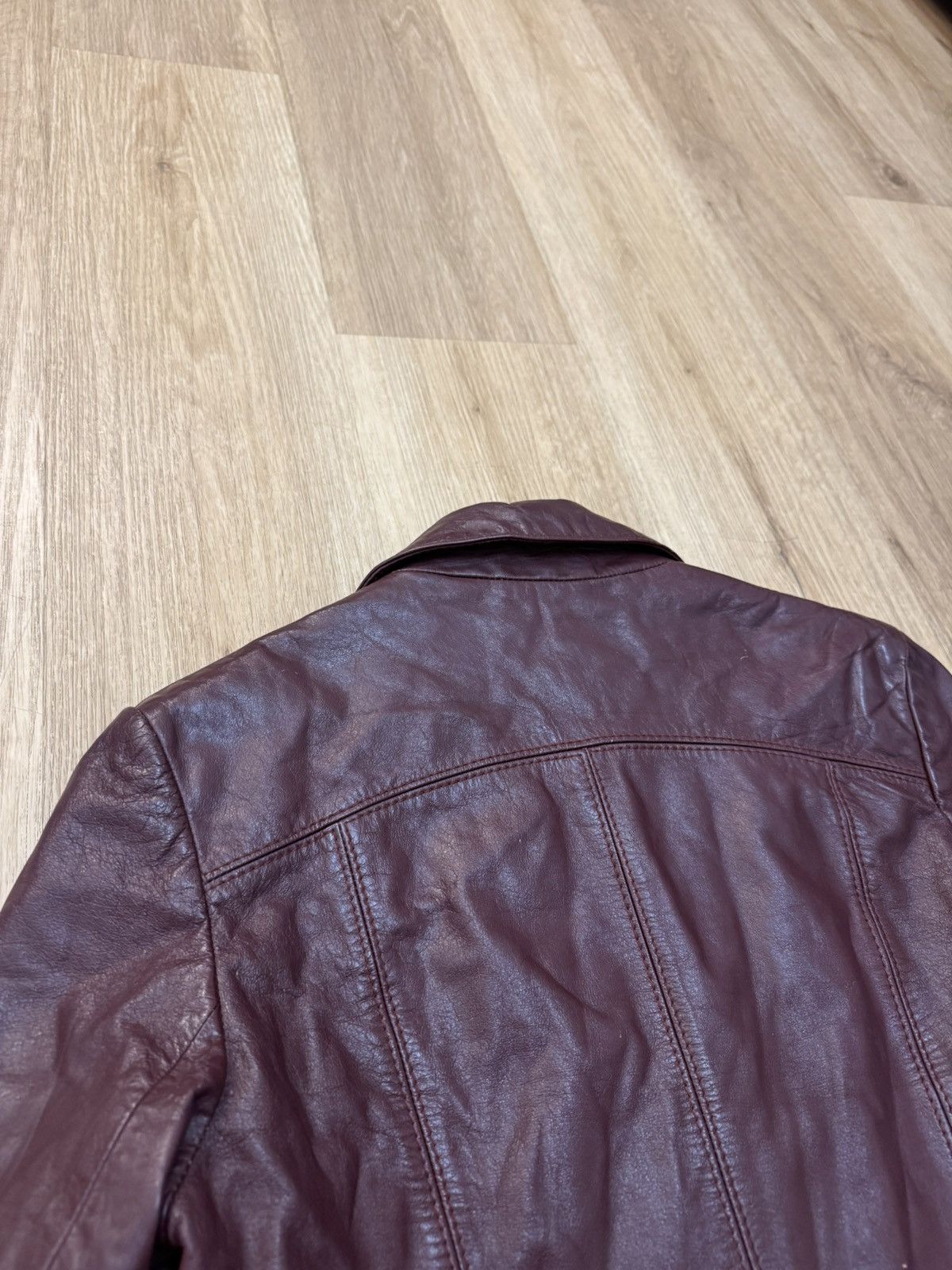 Etienne Aigner Etienne Aigner Vintage 70s 1970 Leather Blazer Jacket Taiwan Size M / US 6-8 / IT 42-44 - 8 Thumbnail