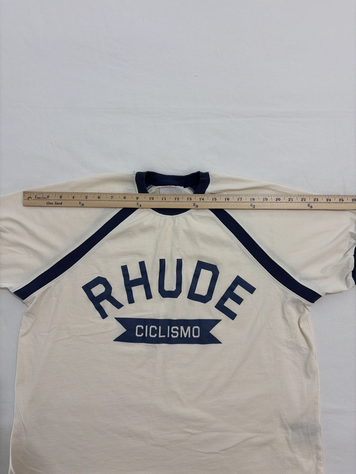Rhude Rhude Blue Cyclin Ciclismo Ralgan Tee Size US M / EU 48-50 / 2 - 15 Thumbnail