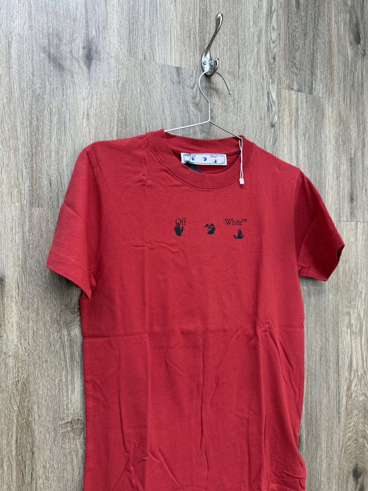 Off White Red Short Sleeve