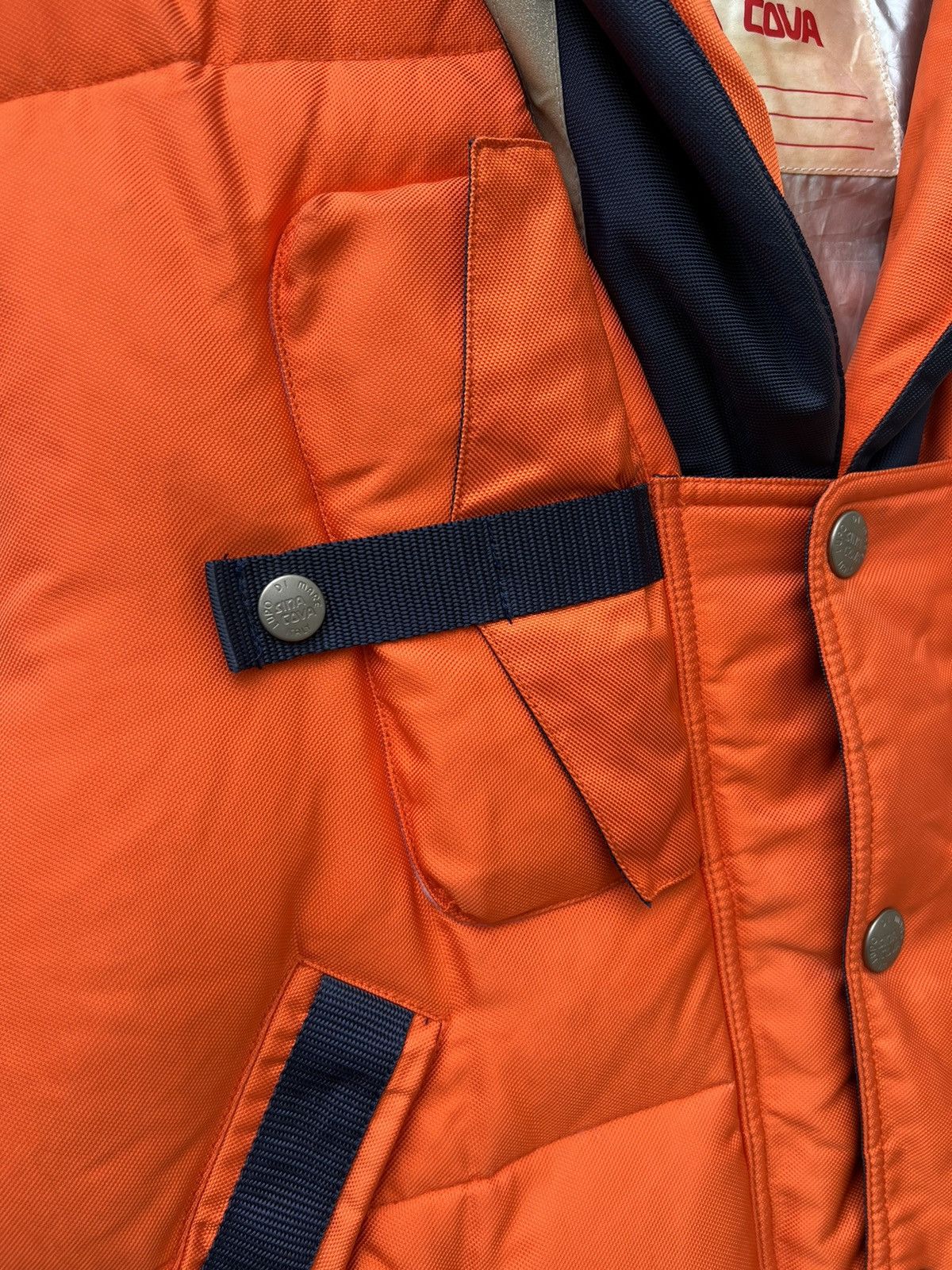Vintage Vintage Lupo De Mare Sina Cova Orange Down Puffer Vest Size US M / EU 48-50 / 2 - 8 Thumbnail