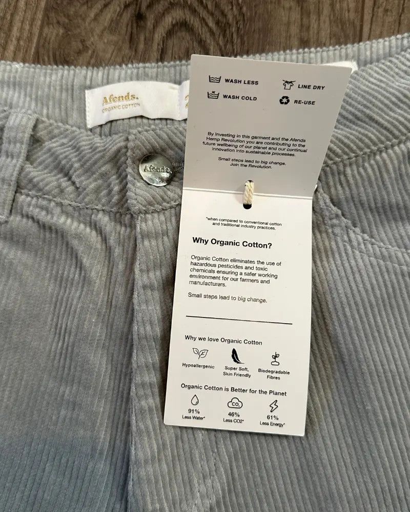 Afends Sample NWT Afends - Shelby - Organic Corduroy Shorts Size 26" / US 2 / IT 38 - 4 Thumbnail