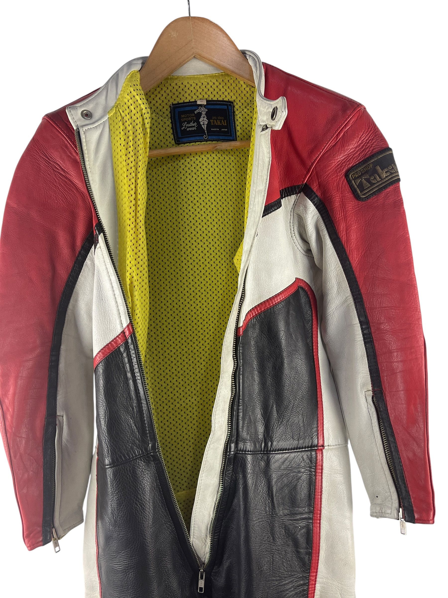 Sports Specialties Vintage TAKAI Pro Shop Racing Leather Suit 1-Piece Motorcycl Size US 30 / EU 46 - 16 Thumbnail