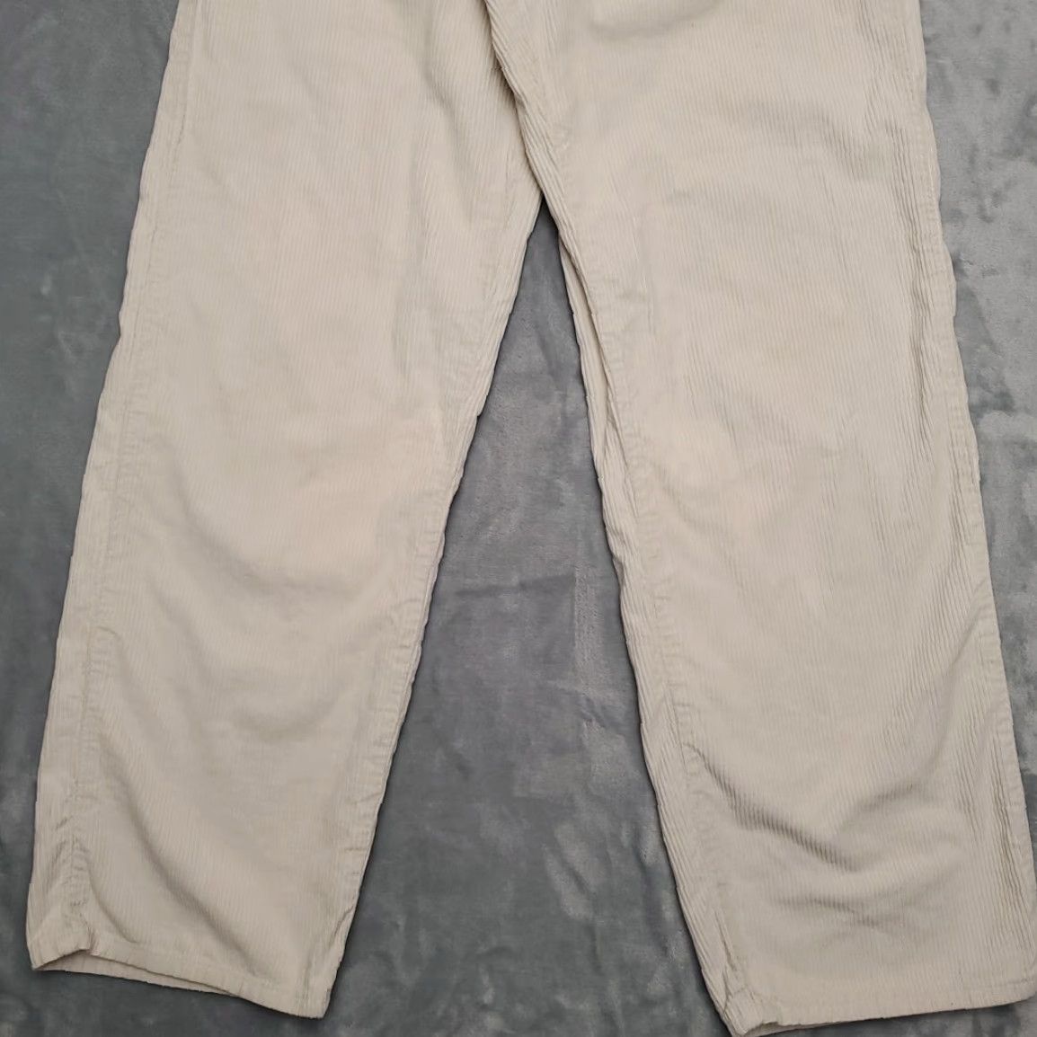Vintage VINTAGE Be Bop Pants Juniors 7 Cream Wide Wale Corduroy Relaxed Baggy 90s Women Size 28" / US 6 / IT 42 - 4 Thumbnail