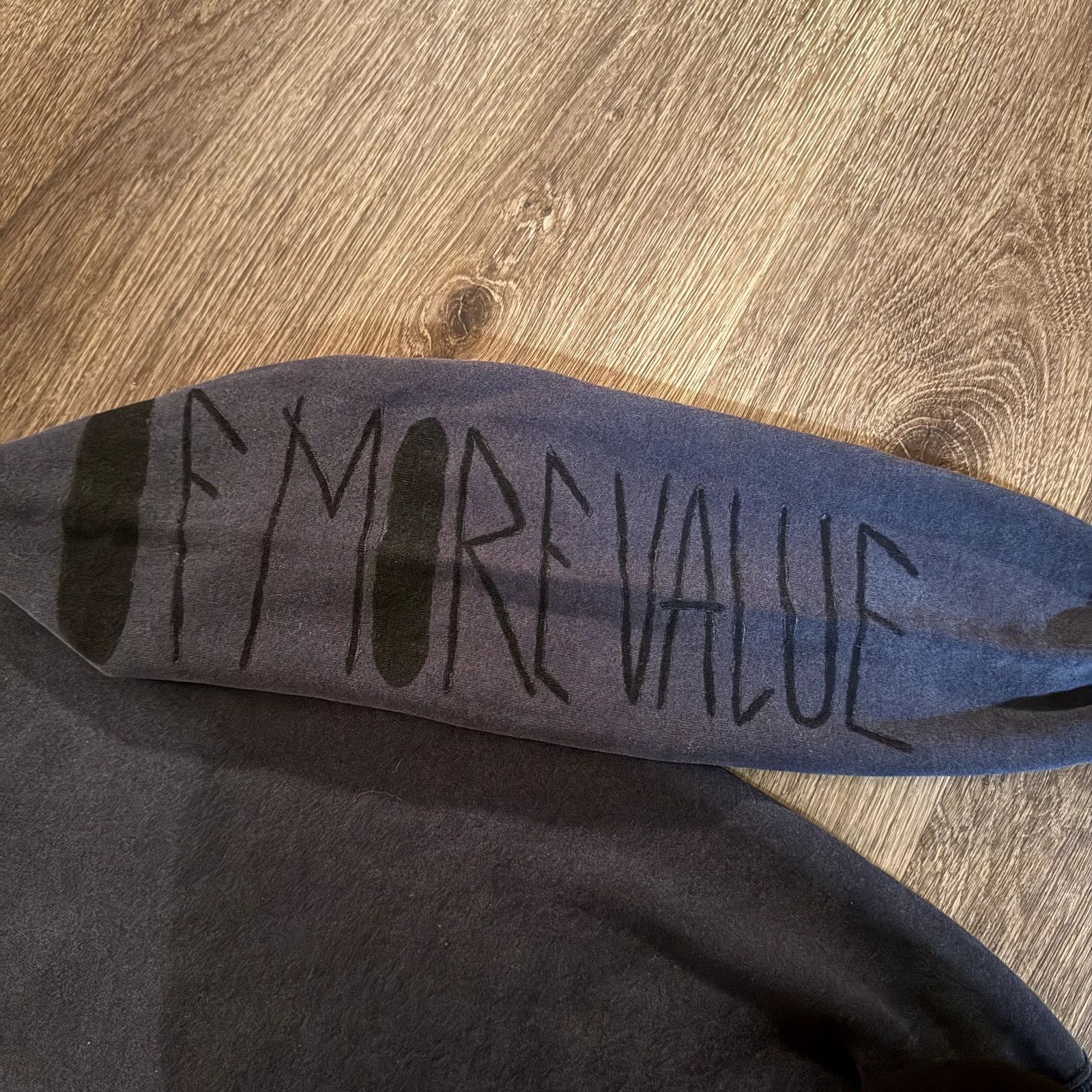 Vintage 90s Grunge Of More Value Graphic Crew Neck Size US XL / EU 56 / 4 - 8 Thumbnail