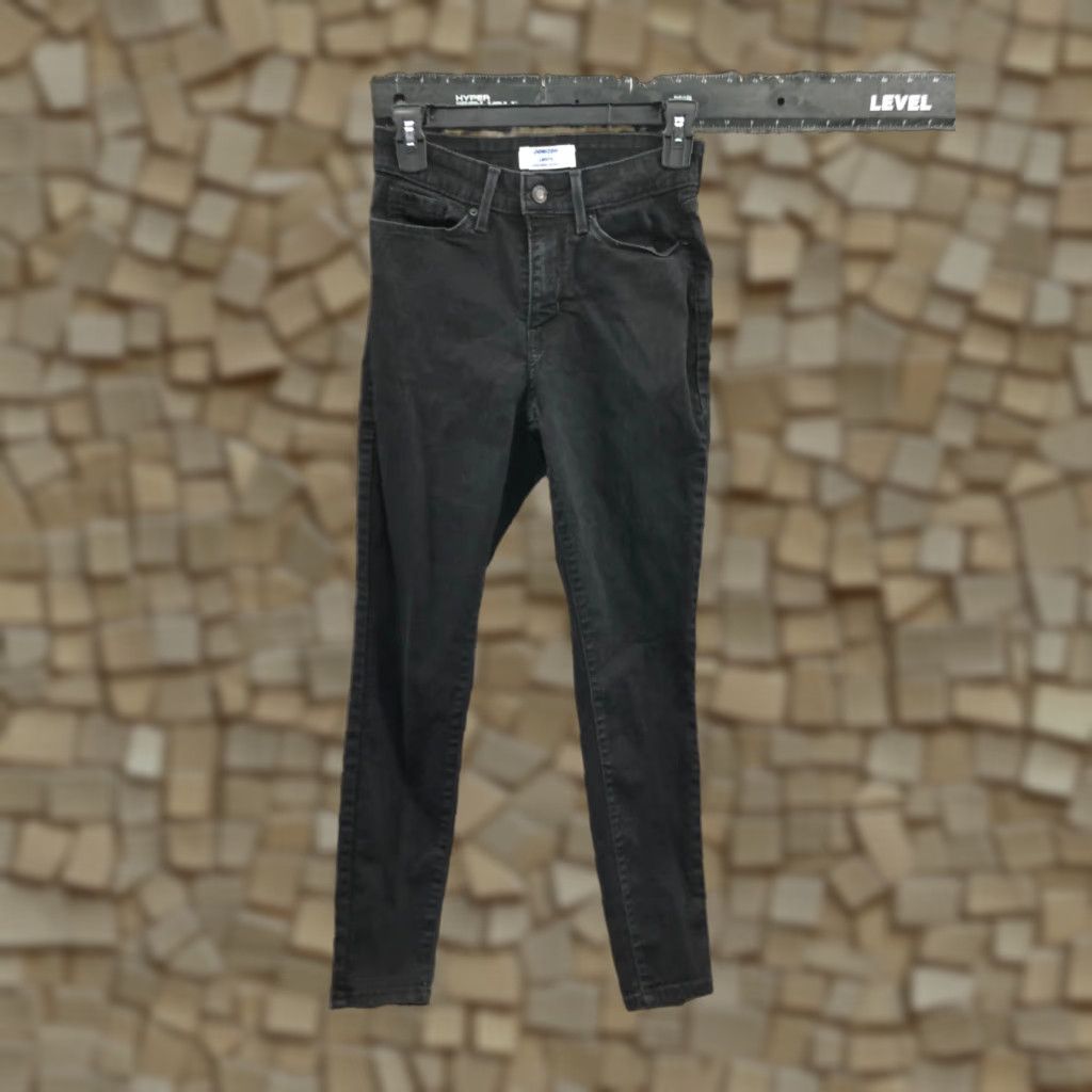 Denizen DENIZEN High Rise Skinny Jeans Size 2 Short Womens Dark Wash Black Denim 5-Pocket Regular Rise Skinny Jeans Mens Womens Girls? Size 26" / US 2 / IT 38 - 1 Thumbnail
