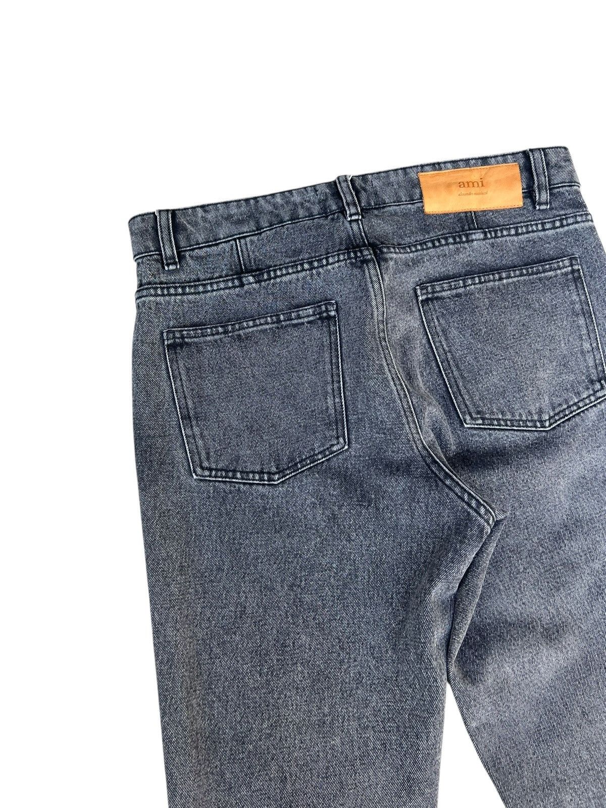 AMI AMI Made in Portugal Black Denim Cropped Jeans Size US 30 / EU 46 - 14 Thumbnail