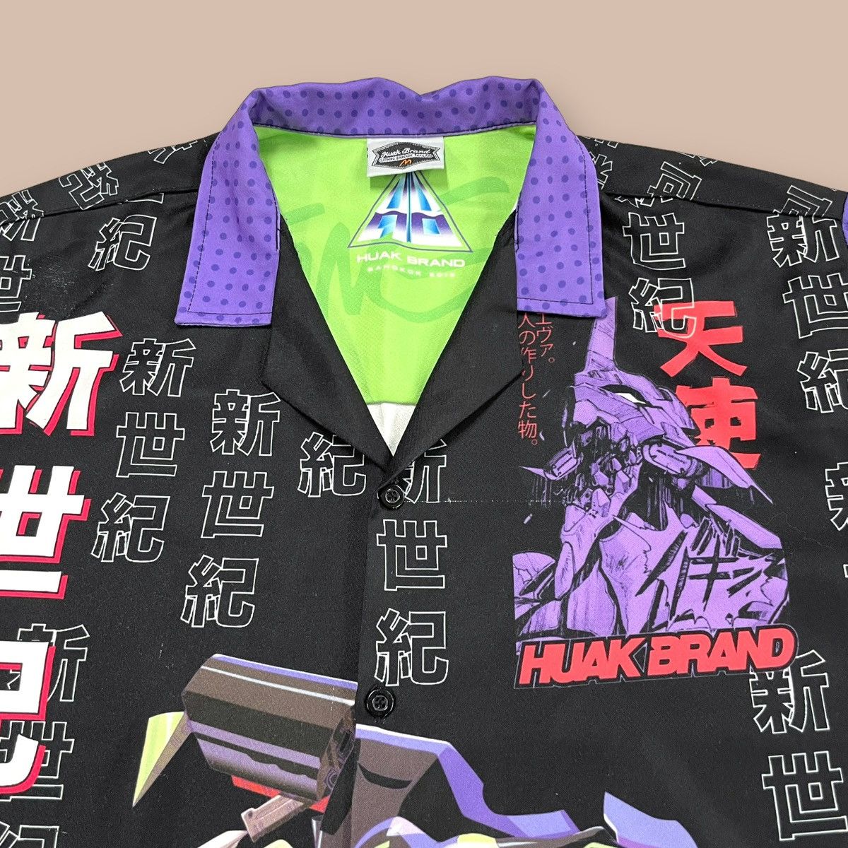 Anime Evangelion Button up Shirt Size US L / EU 52-54 / 3 - 3 Thumbnail