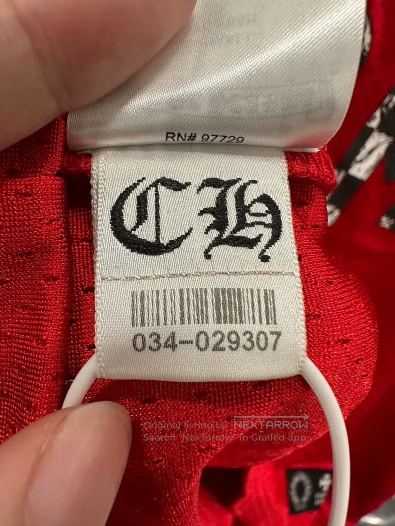 Chrome Hearts CHROME HEARTS Size XS Mattyboy red hockey suit short sleeve Size US XS / EU 42 / 0 - 6 Thumbnail