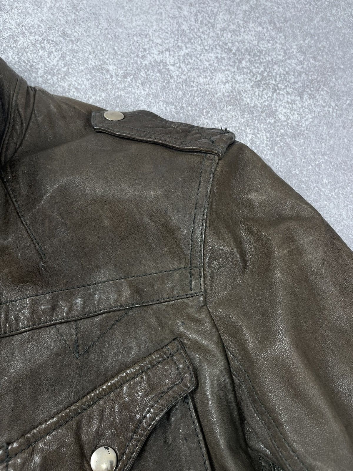 Allsaints Allsaints Spitalfields Leather Jacket Men’s Size S Size US S / EU 44-46 / 1 - 8 Thumbnail