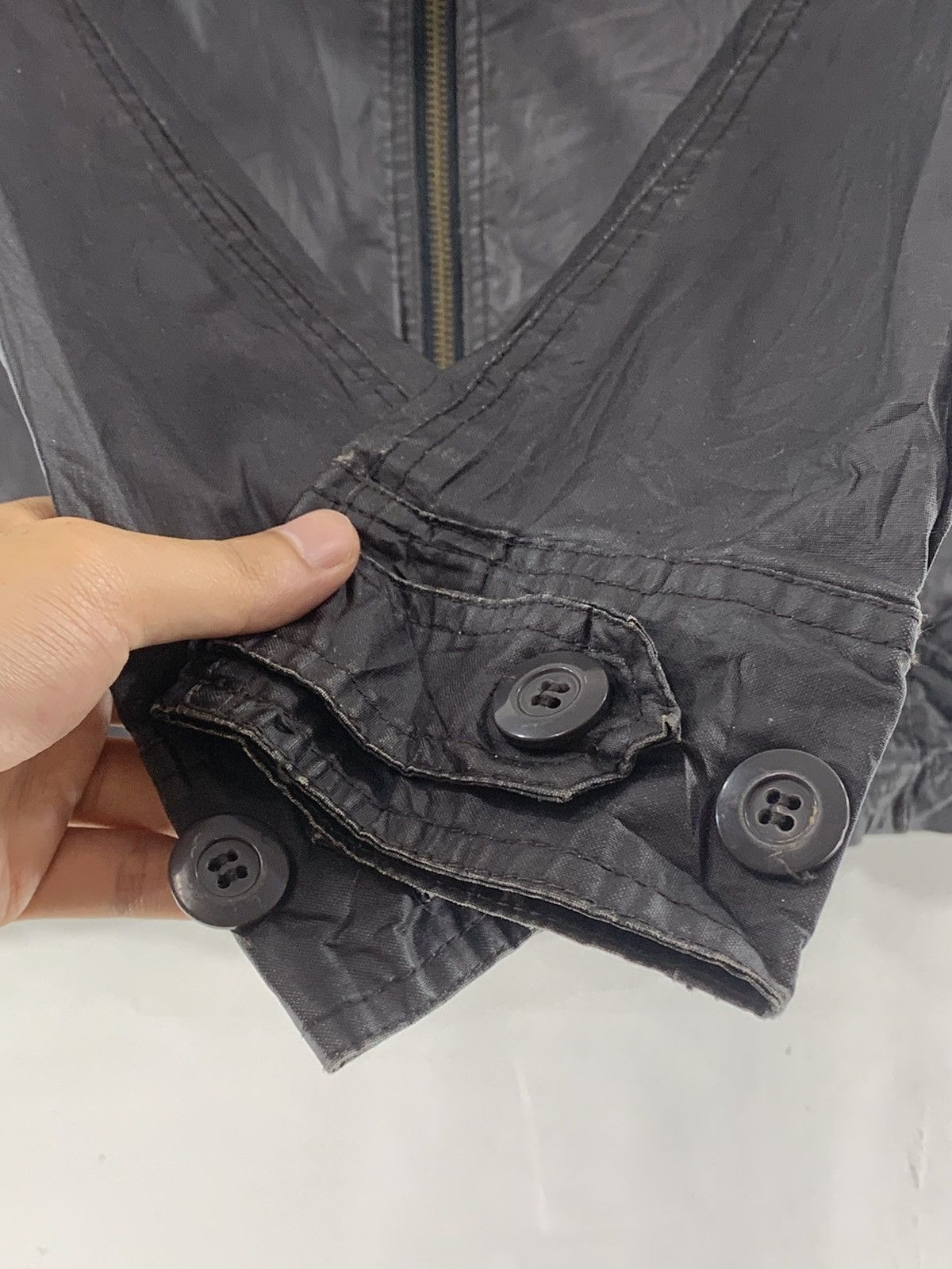 Mossimo Mossimo Sport Waxed Bikers Racing Jacket Size US M / EU 48-50 / 2 - 9 Thumbnail