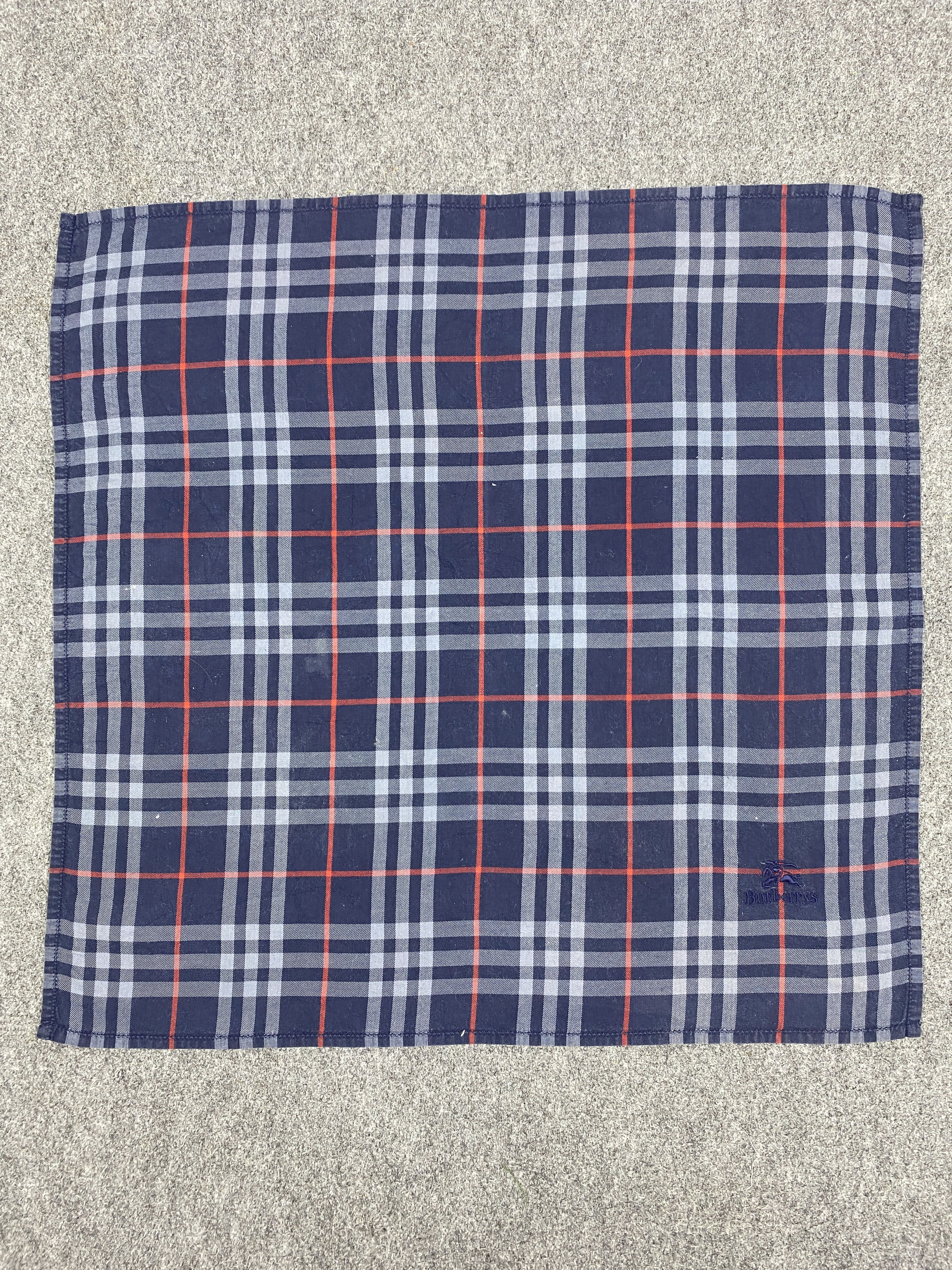 Burberry × Vintage Burberrys Handkerchief / Bandana / Neckerchief HKC0222 Size ONE SIZE - 4 Thumbnail