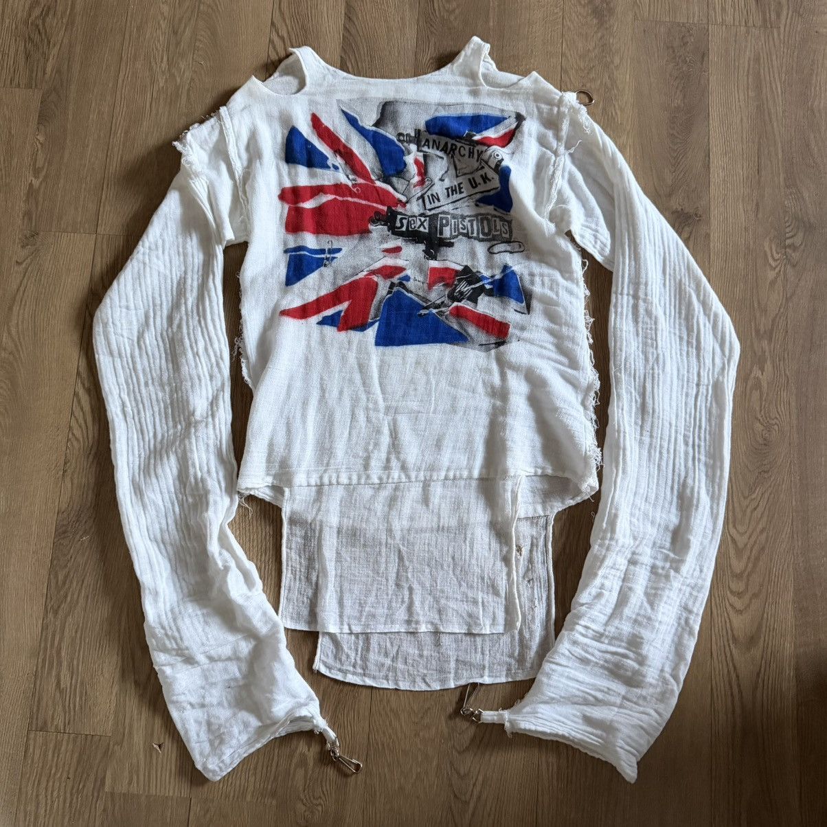 Boy London 80s BOY Anarchy in The Uk Muslin Shirt Size US S / EU 44-46 / 1 - 1 Thumbnail