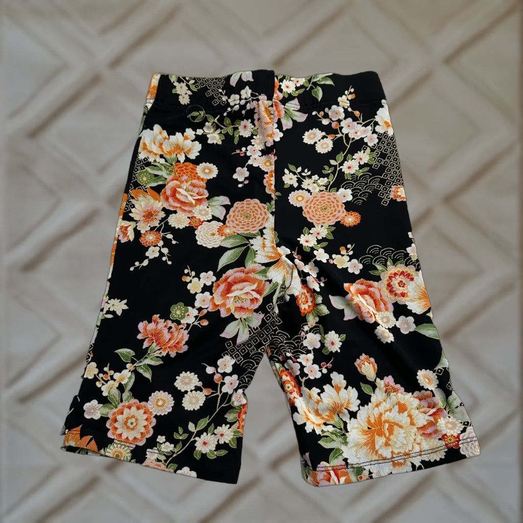 Forever 21 Forever 21 Compression Shorts Juniors Small Multicolor Floral Stretch Casual Size 28" / US 6 / IT 42 - 1 Thumbnail