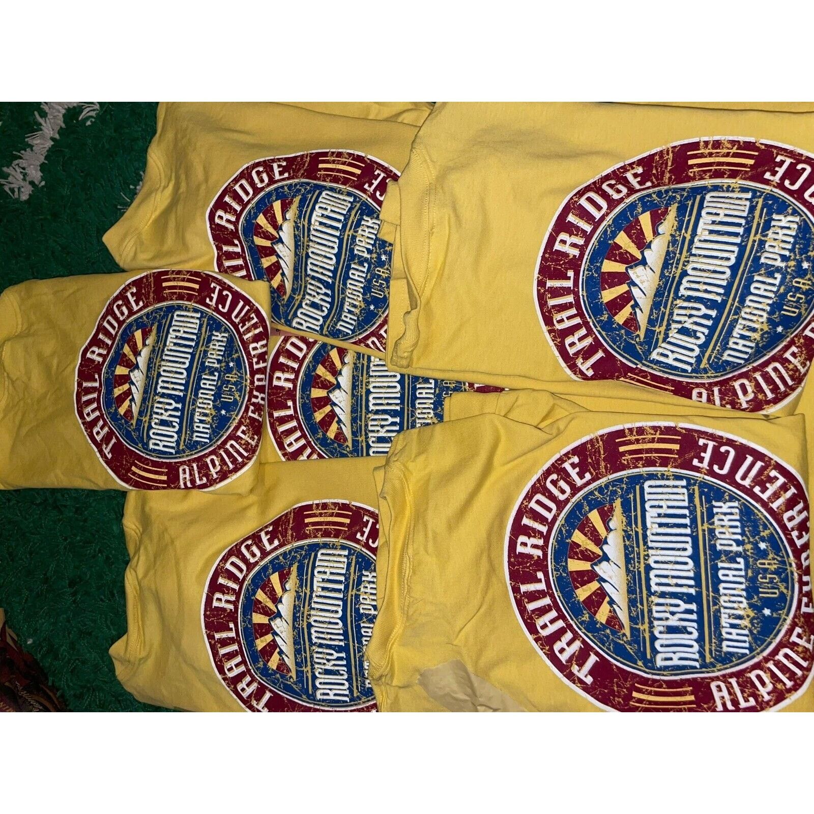 Anvil 90s Rocky Mountain Alpine Ski Yellow Shirt Long Sleeve Size US M / EU 48-50 / 2 - 12 Thumbnail