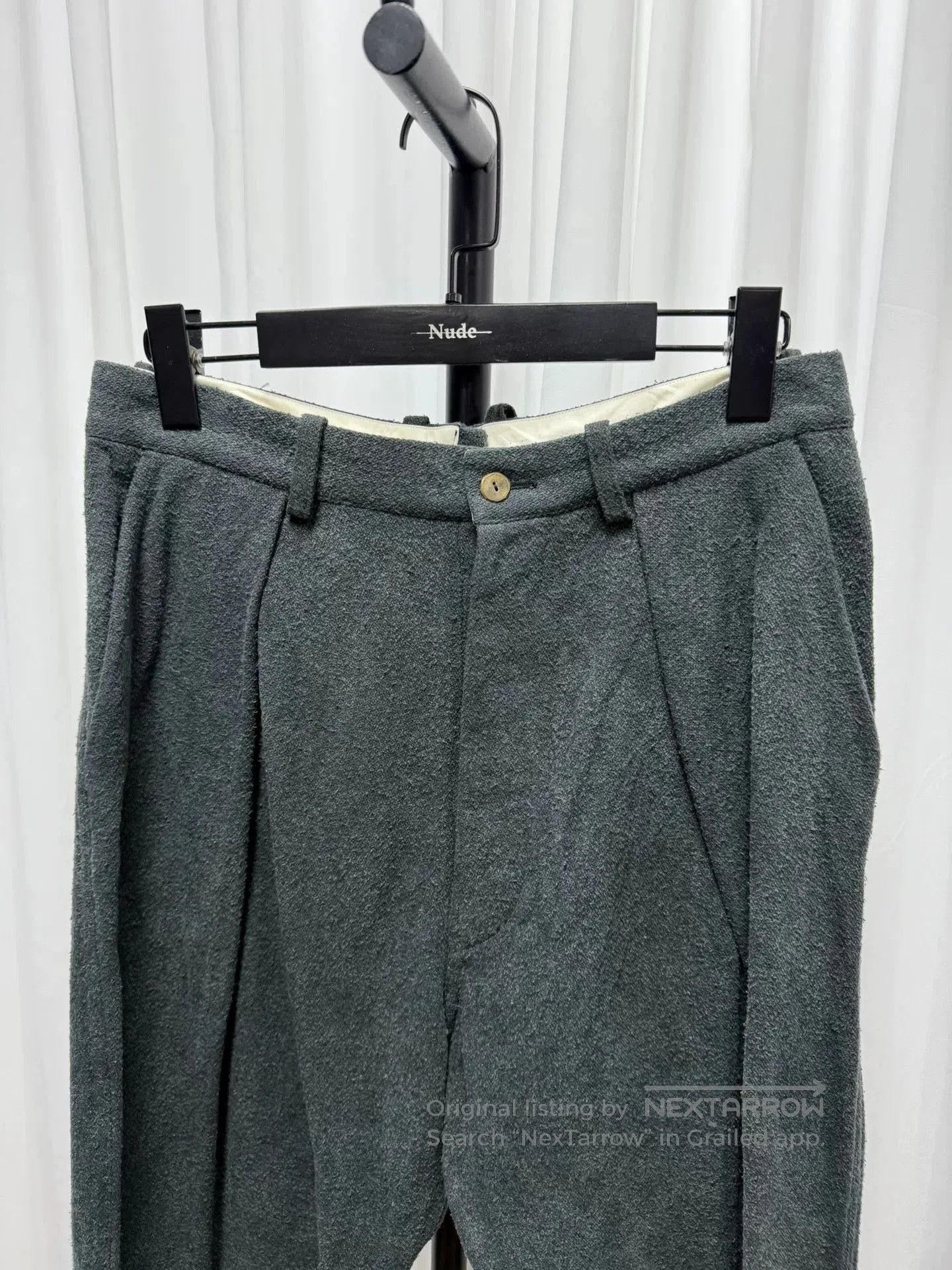 Comme des Garcons Homme Plus 100% Silk Waist Trousers by Araki Yuu. Size US 32 / EU 48 - 2 Thumbnail