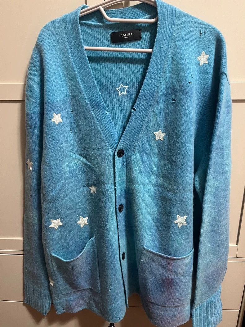 Amiri Amiri Embroidered gradient cardigan sweater 2501-Nextarrow Size US L / EU 52-54 / 3 - 2 Thumbnail