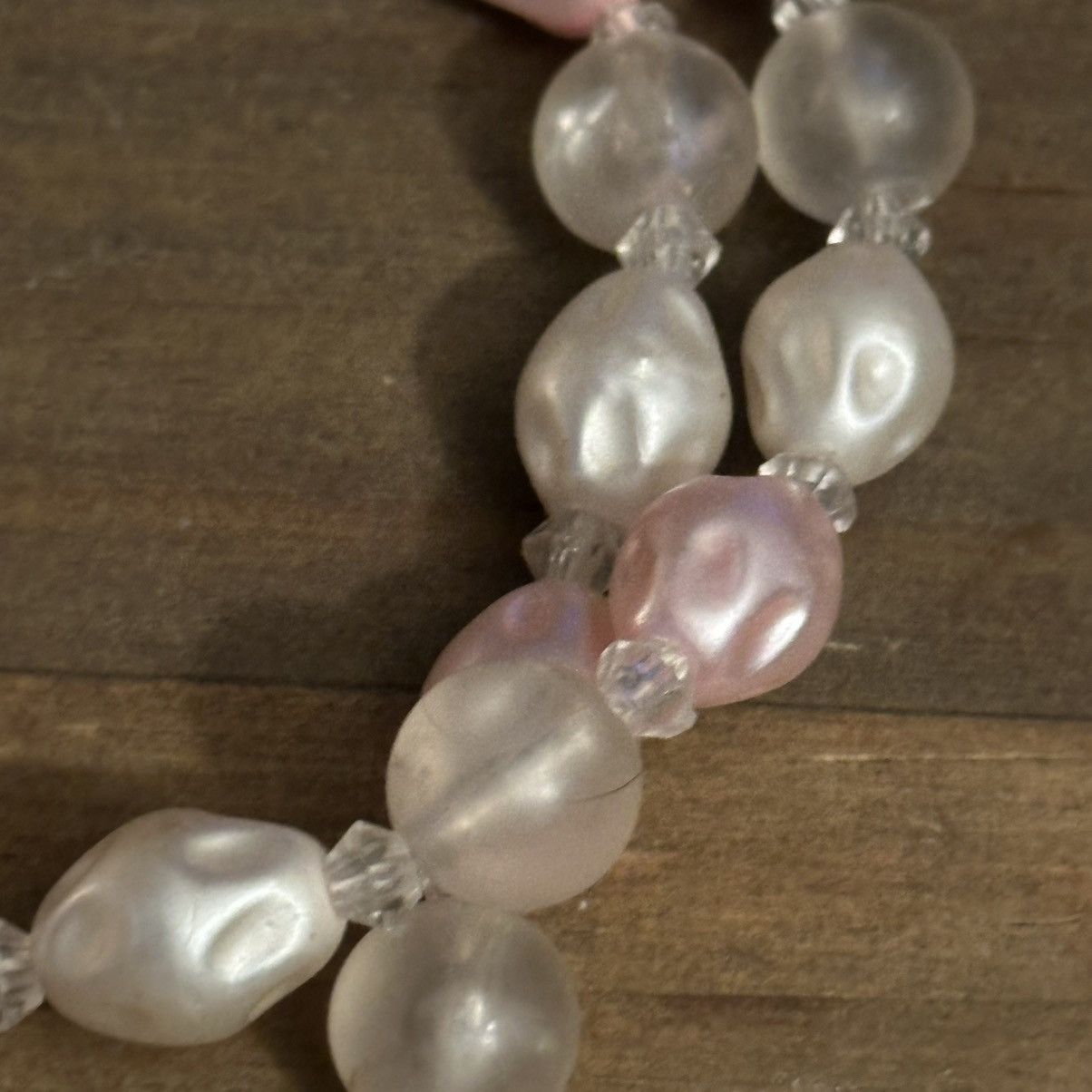 Vintage Vintage frosted pastel layered bead necklace Size ONE SIZE - 4 Thumbnail
