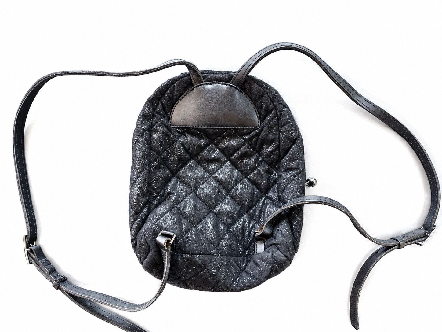 Stella McCartney Stella McCartney Falabella Black Vegan Leather Backpack Size ONE SIZE - 4 Thumbnail