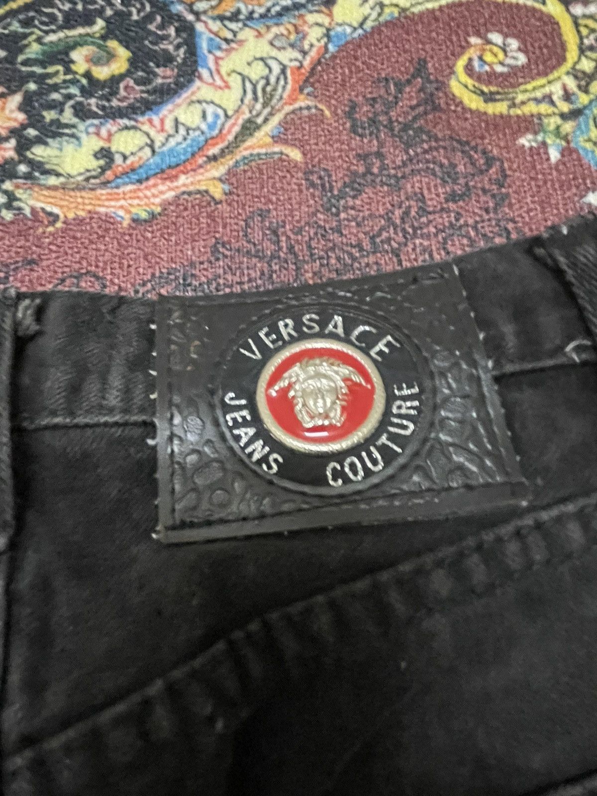 Versace Jeans Couture Versace Black Denim Jeans Size 24" / US 00 / IT 34 - 14 Thumbnail